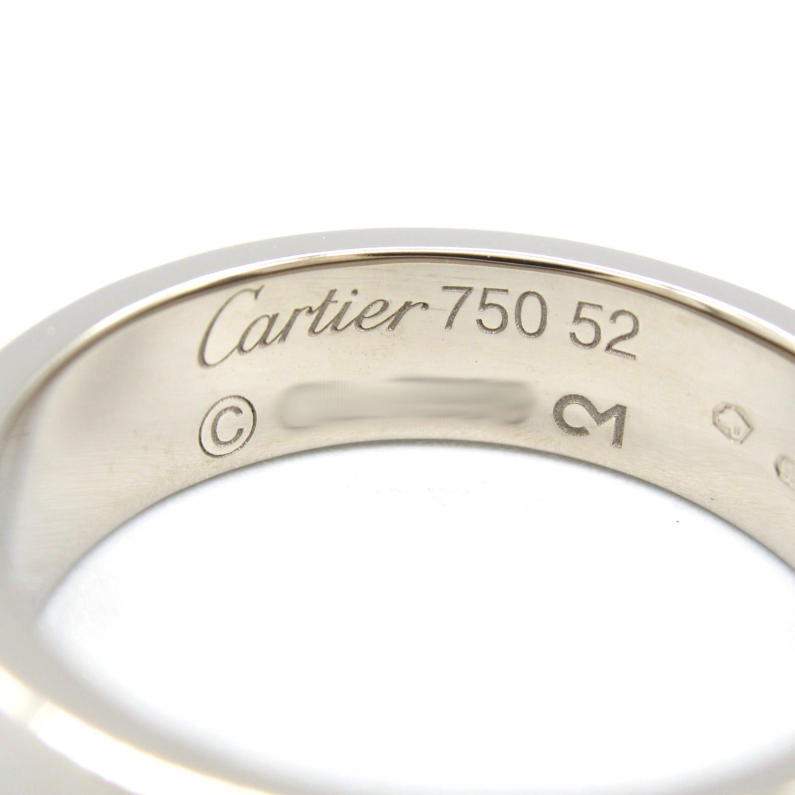 Cartier Cartier Love Ring K18Wg (White Gold) Silver Size ONE SIZE - 4 Thumbnail