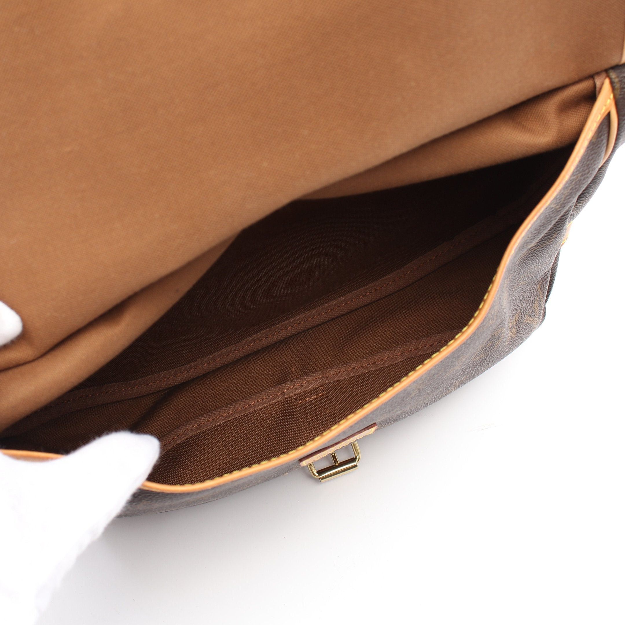 Louis Vuitton Louis Vuitton Saumur 30 Monogram Shoulder Bag Leather Brown Size ONE SIZE - 3 Thumbnail