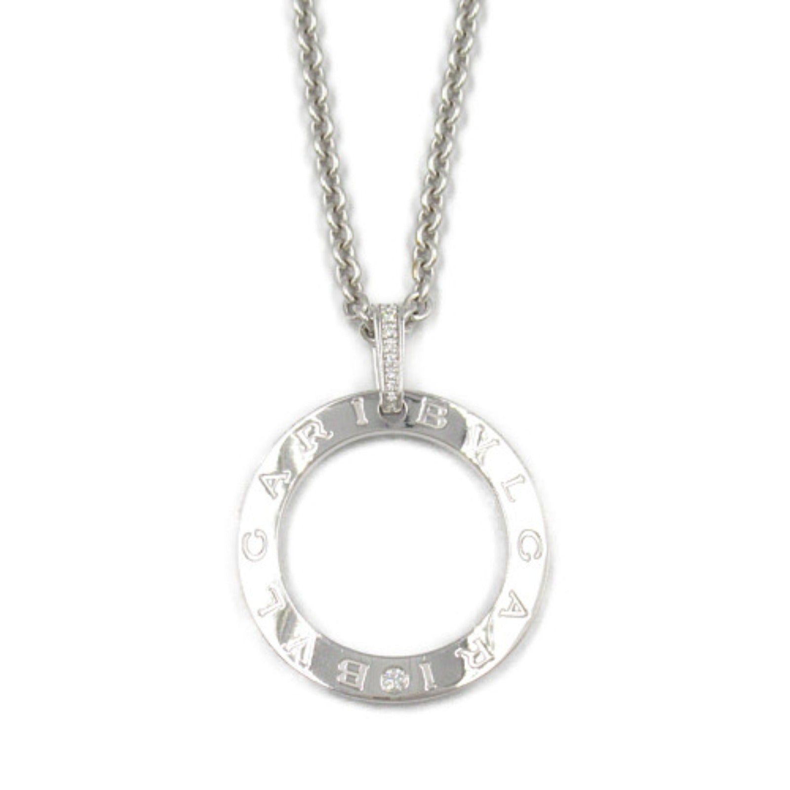 Bvlgari Bvlgari Sautoir Diamond Necklace K18Wg (White Gold) Clear Size ONE SIZE - 2 Thumbnail