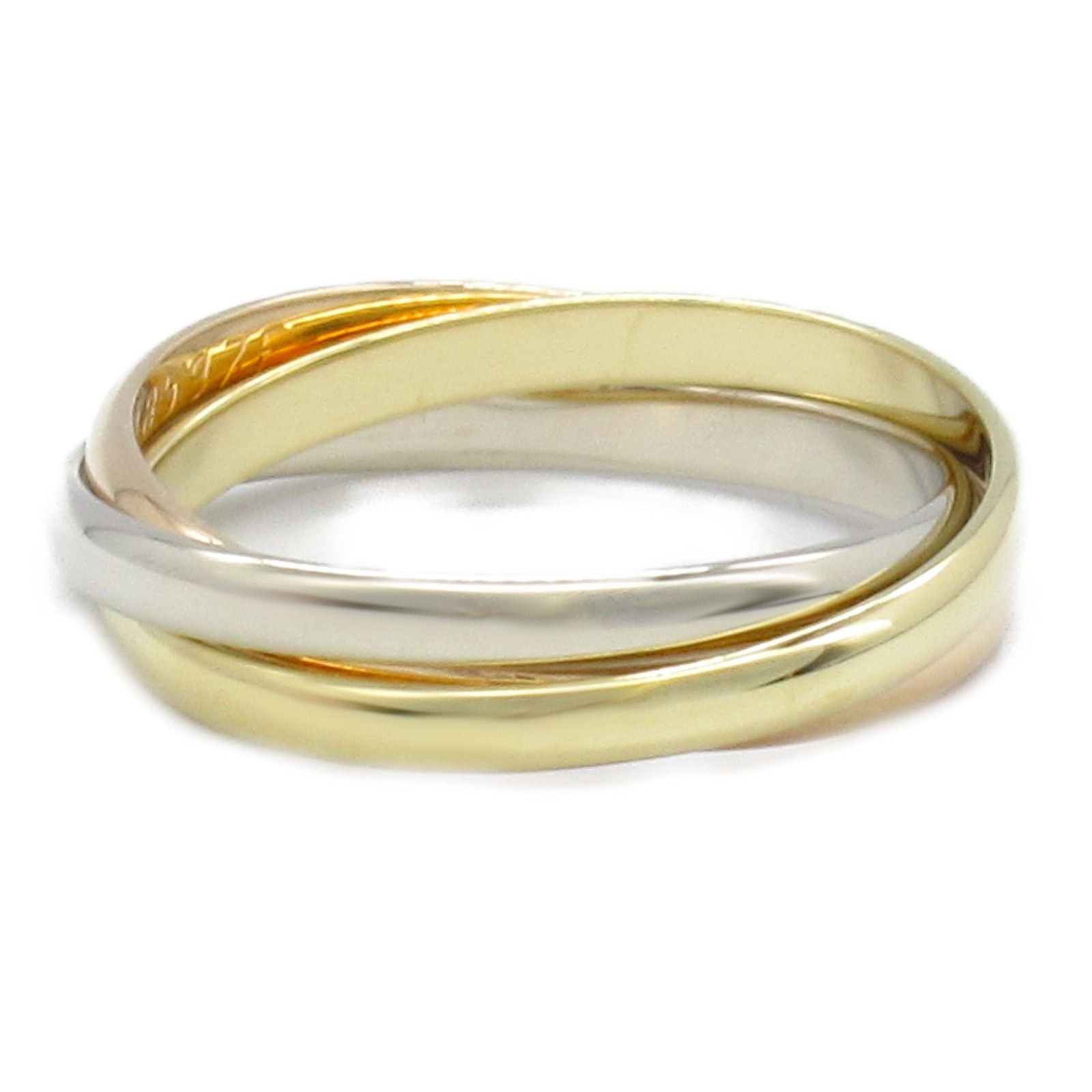 Cartier Cartier Trinity Ring K18 (Yellow Gold) K18Wg (White (Pink Gold Size ONE SIZE - 2 Thumbnail