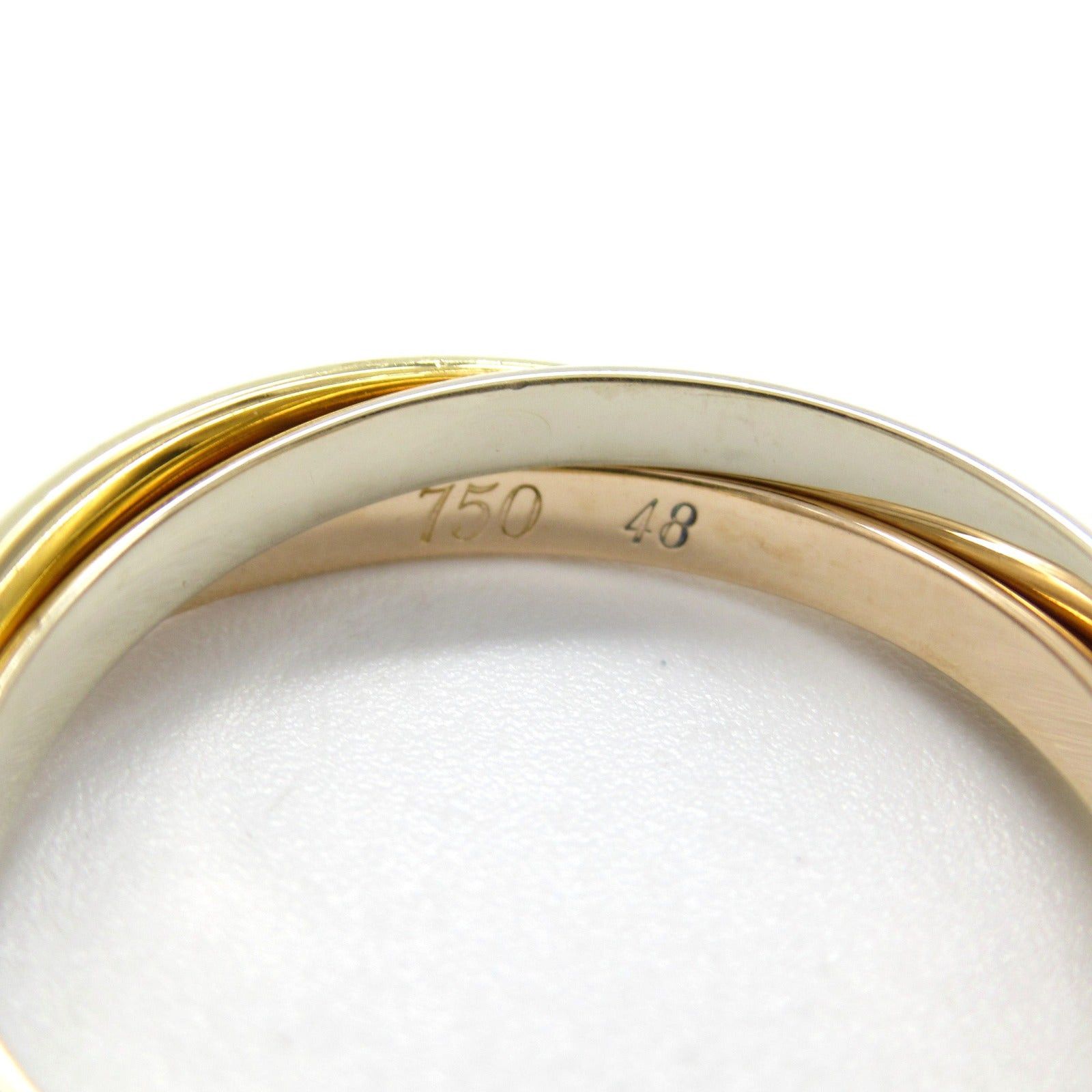 Cartier Cartier Trinity Ring K18 (Yellow Gold) K18Wg (White (Pink Gold Size ONE SIZE - 3 Thumbnail