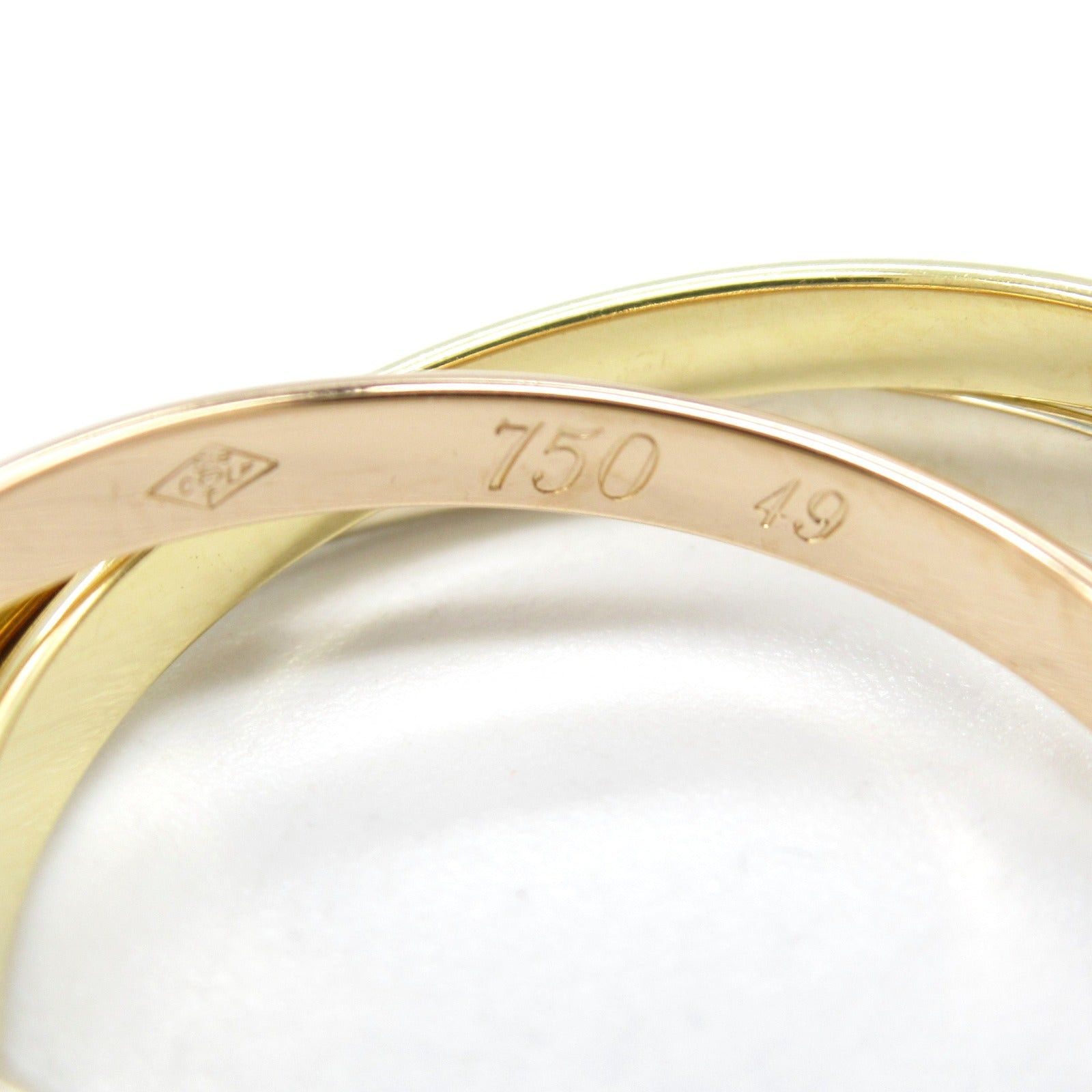 Cartier Cartier Trinity Ring K18 (Yellow Gold) K18Wg (White (Pink Gold Size ONE SIZE - 3 Thumbnail