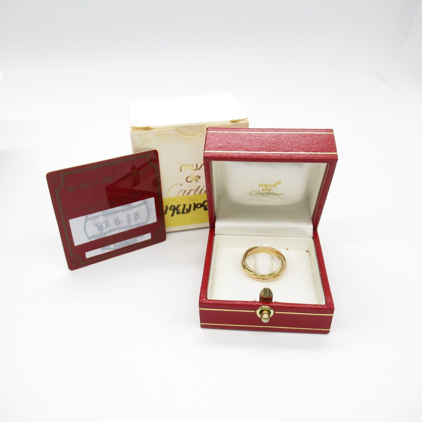 Cartier Cartier Trinity Ring K18 (Yellow Gold) K18Wg (White (Pink Gold Size ONE SIZE - 4 Thumbnail