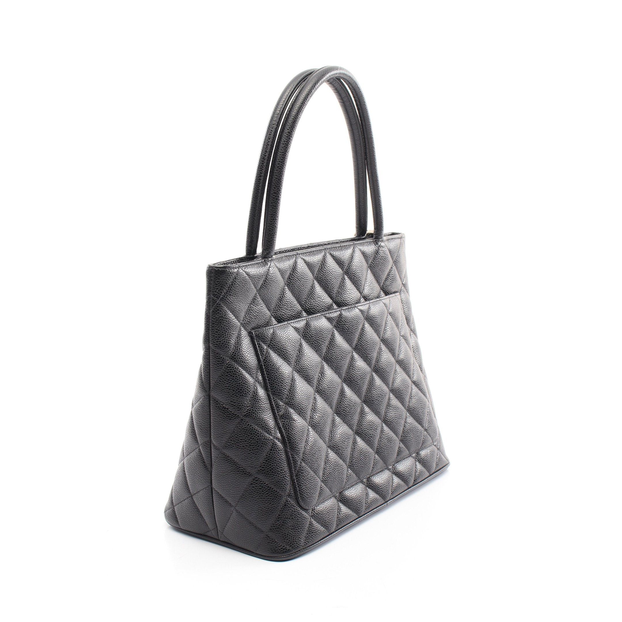 Chanel Chanel Reissue Tote Handbag Bag Caviar Skin Black Silver Hardware Size ONE SIZE - 2 Thumbnail