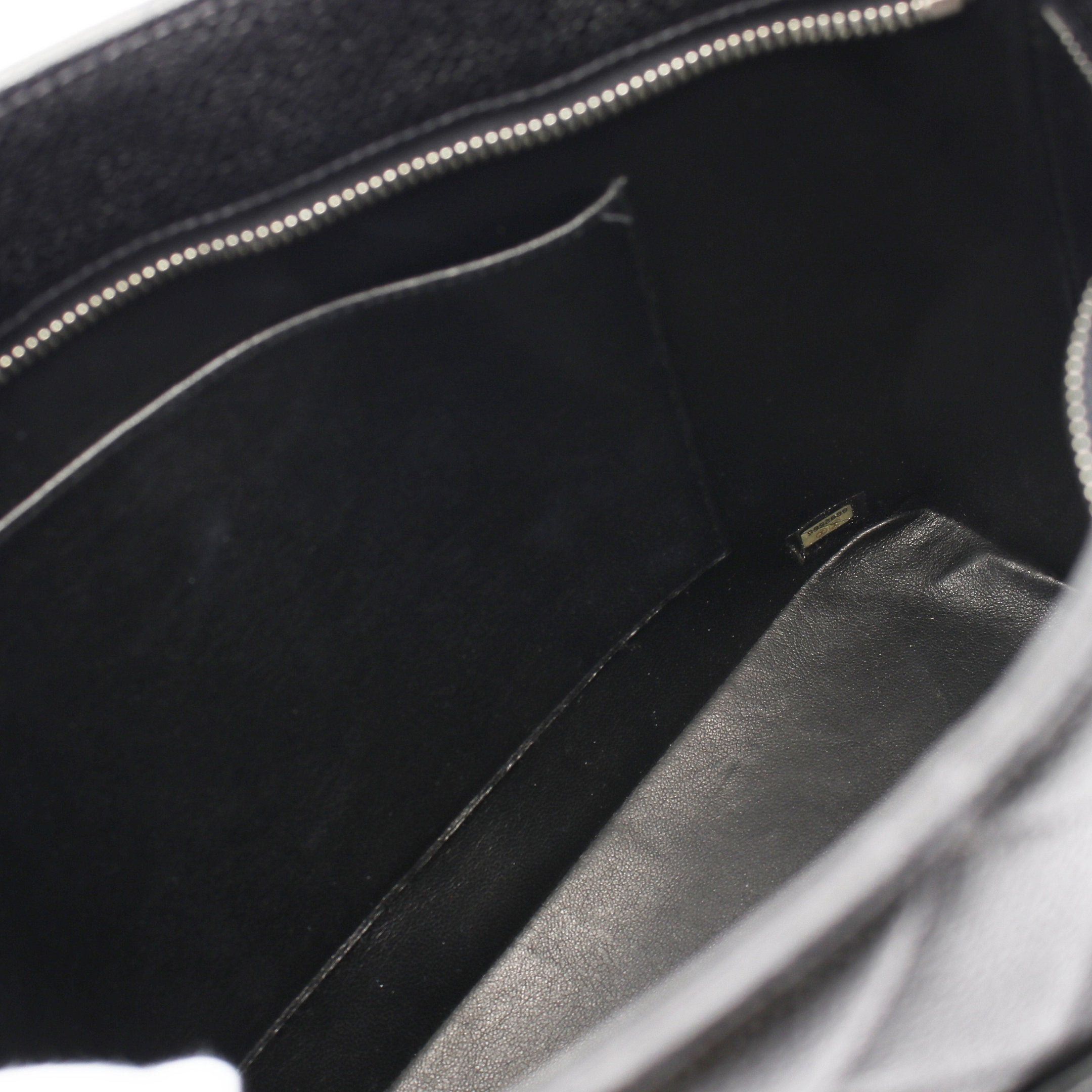 Chanel Chanel Reissue Tote Handbag Bag Caviar Skin Black Silver Hardware Size ONE SIZE - 8 Thumbnail