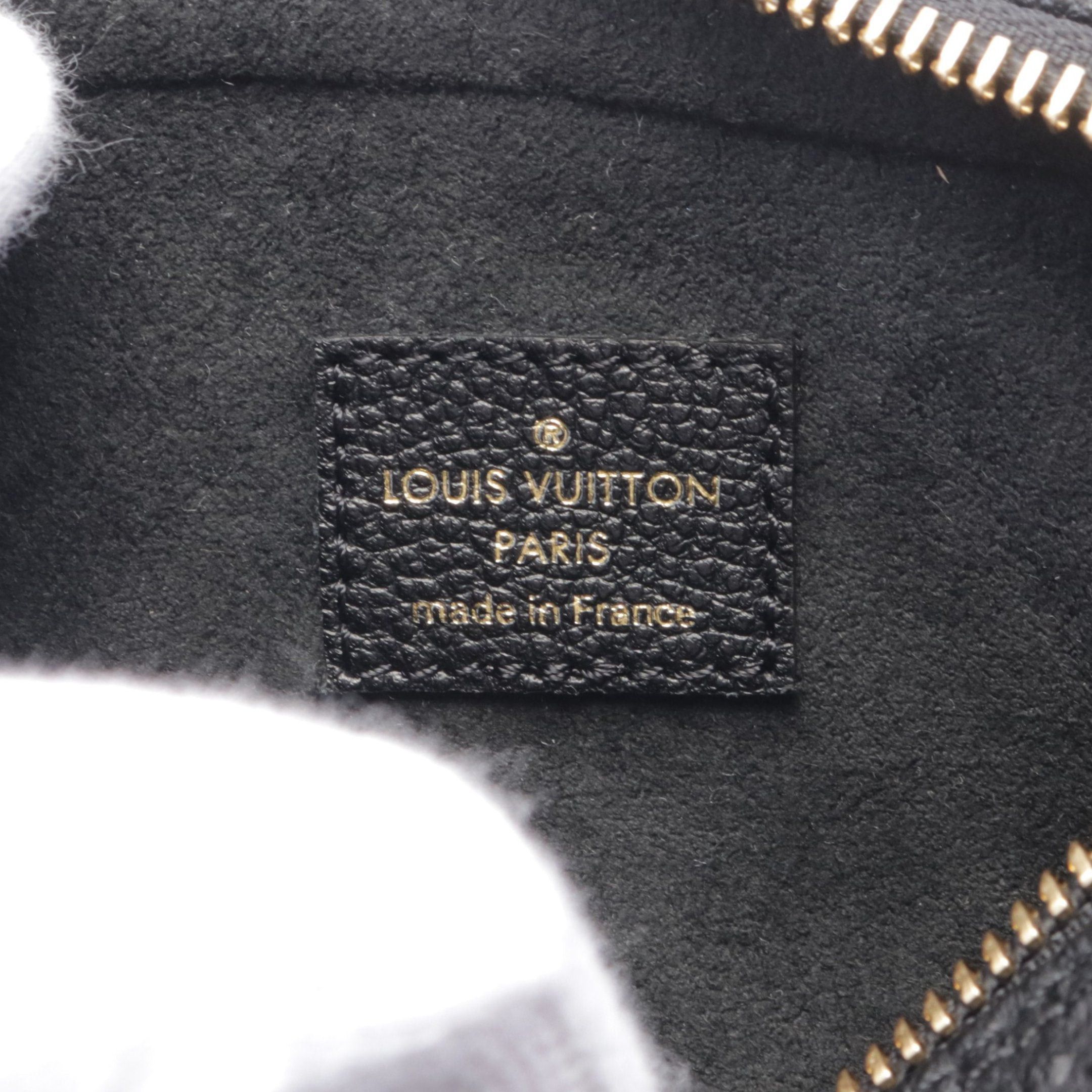 Louis Vuitton Louis Vuitton Nano Speedy Monogram Empreinte Noir Handbag Leather Black Size ONE SIZE - 4 Thumbnail
