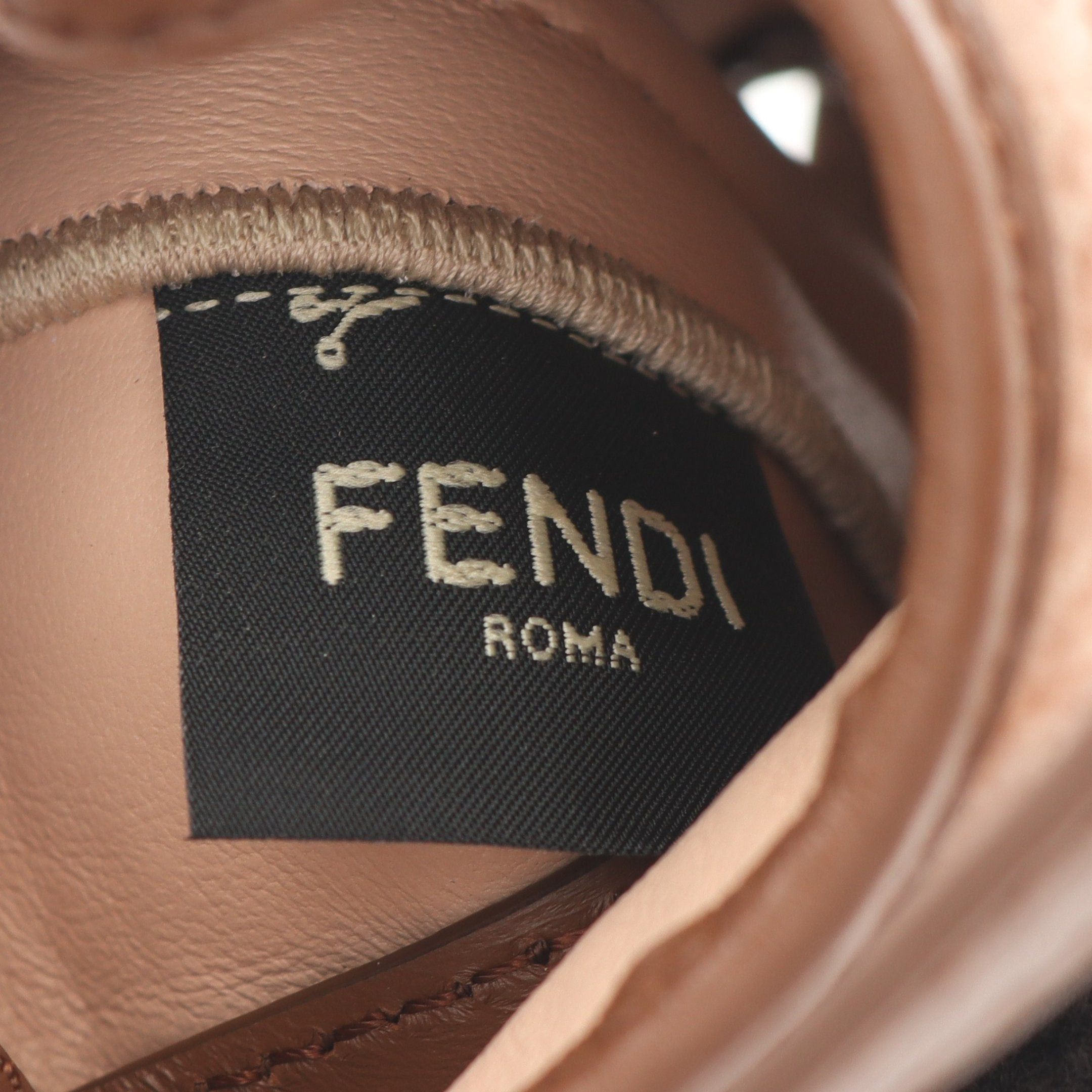 Fendi Fendi Bottle Holder Ff Logo Shoulder Bag Boa Fabric Leather Pink Beige Brown Size ONE SIZE - 4 Thumbnail