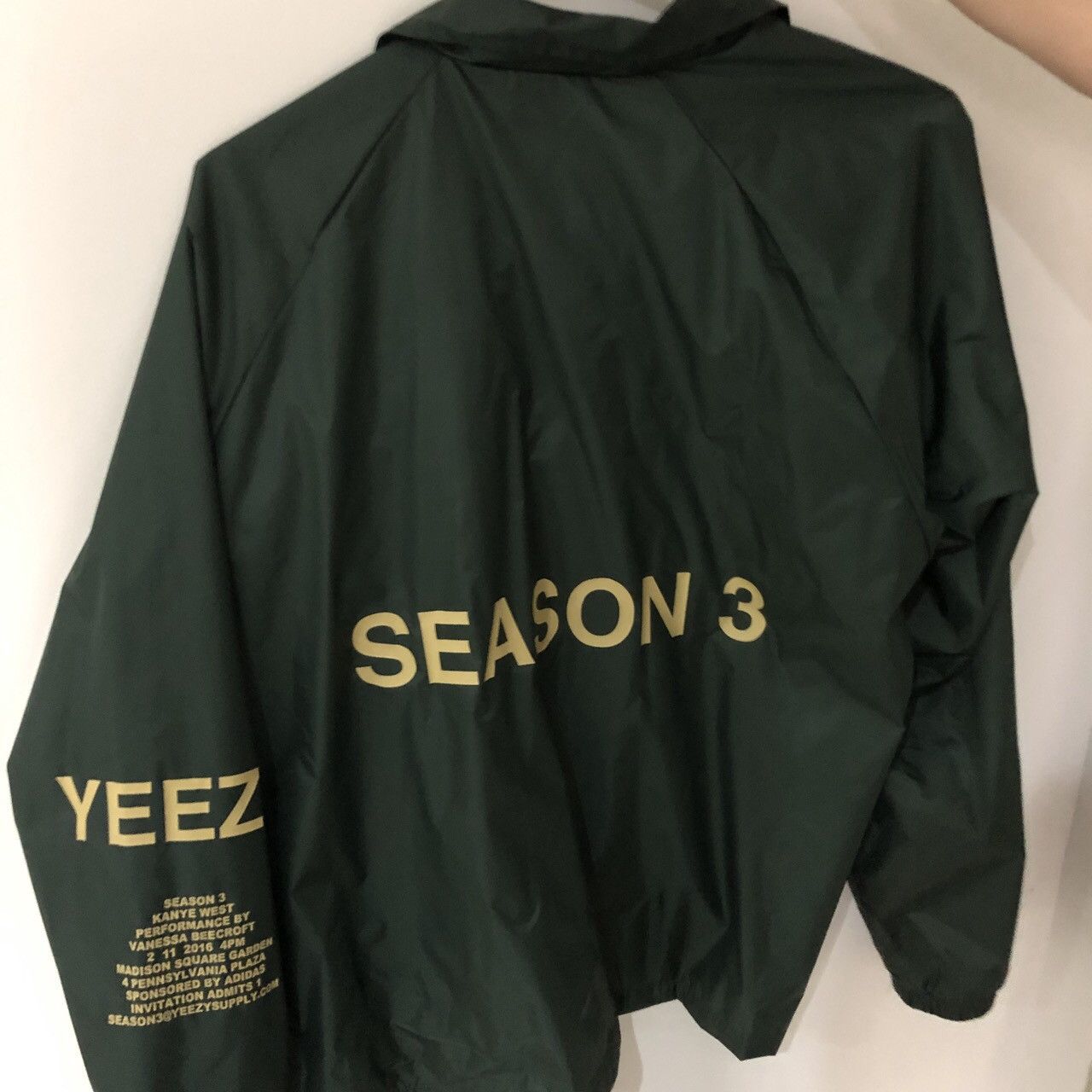 Yeezy Season YEEZY SEASON 3 INVITE ONLY JACKET Grailed