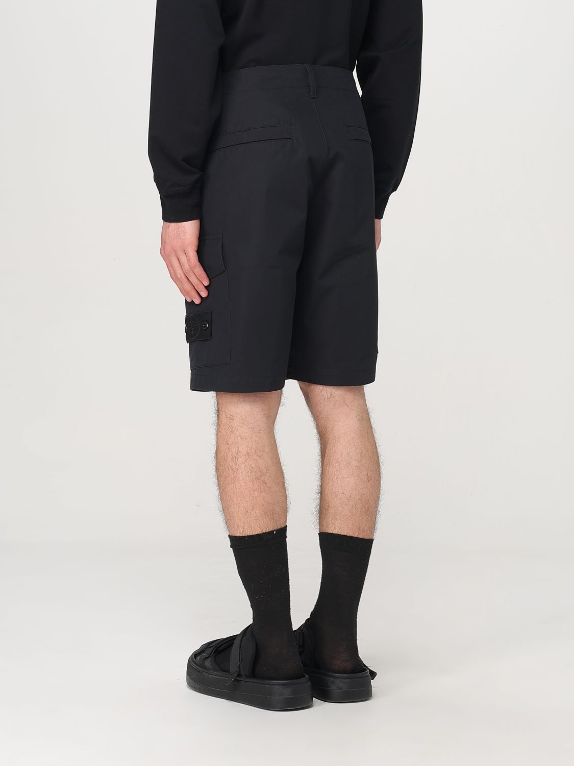 Stone Island Stone Island Short Men Black Size US 28 / EU 44 - 3 Thumbnail