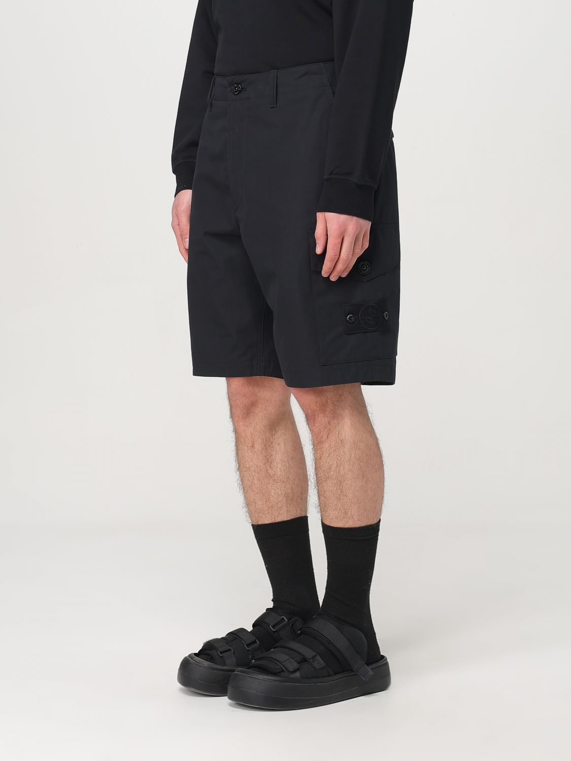 Stone Island Stone Island Short Men Black Size US 29 - 4 Thumbnail