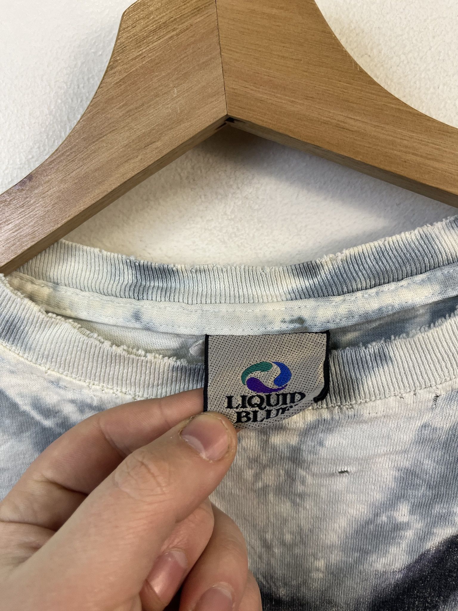 Other Vintage Wolf Tee 1990s Tie Dye Distressed Animal Tee Shrit Size XXL Size US XXL / EU 58 / 5 - 4 Thumbnail