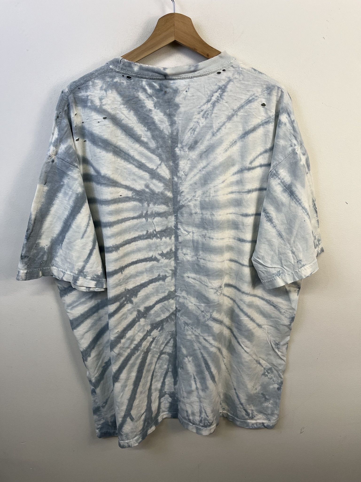 Other Vintage Wolf Tee 1990s Tie Dye Distressed Animal Tee Shrit Size XXL Size US XXL / EU 58 / 5 - 6 Thumbnail