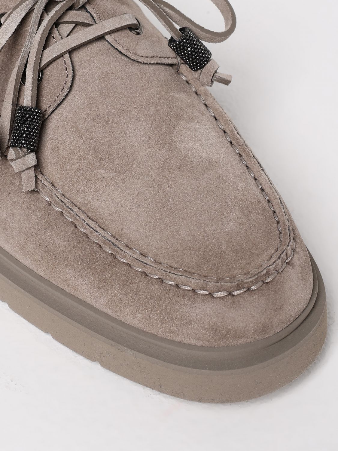 Brunello Cucinelli Brunello Cucinelli Loafers Woman Ice Size US 8 / IT 38 - 4 Thumbnail