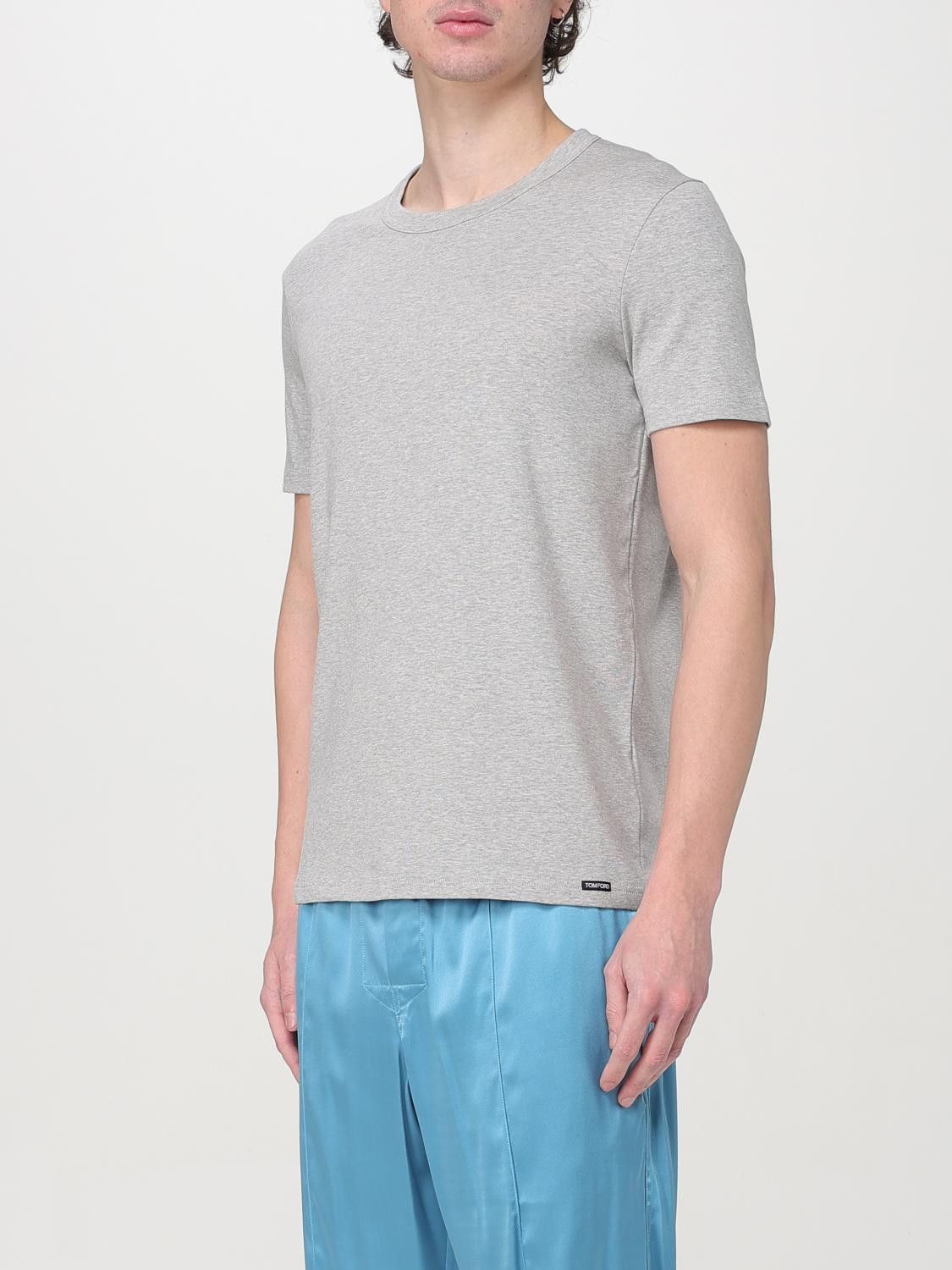 Tom Ford Tom Ford T-Shirt Men Grey Size US S / EU 44-46 / 1 - 4 Thumbnail