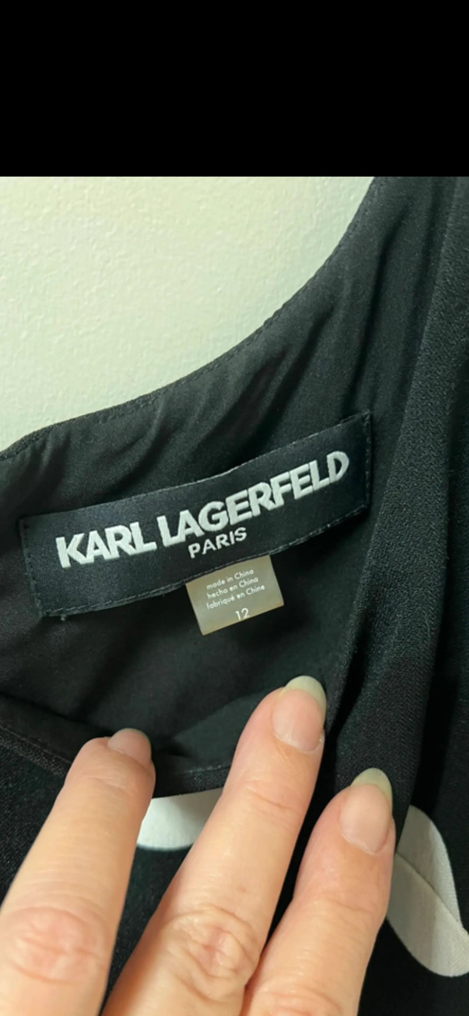 Karl Lagerfeld Karl Lagerfeld Dress Size L / US 10 / IT 46 - 2 Thumbnail