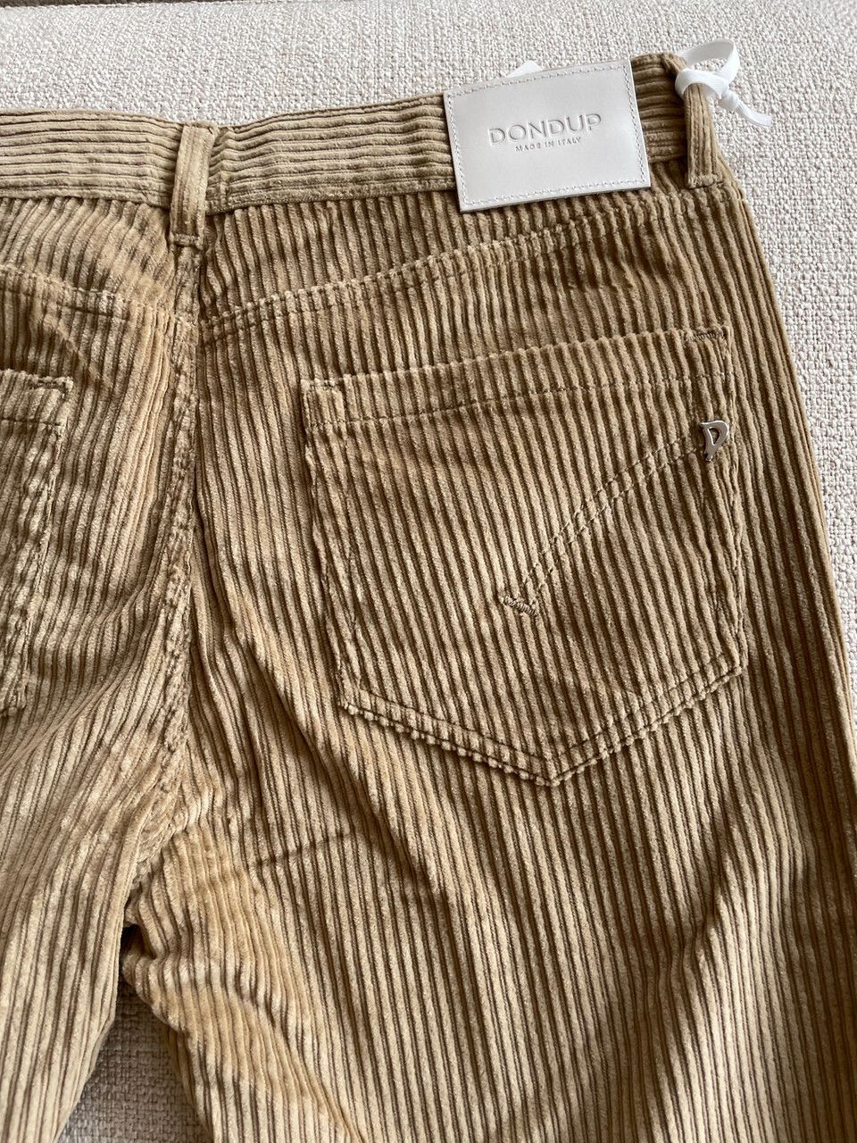 Dondup Camel Brown Koons Rock Velvet Trousers Size 28" / US 6 / IT 42 - 5 Thumbnail