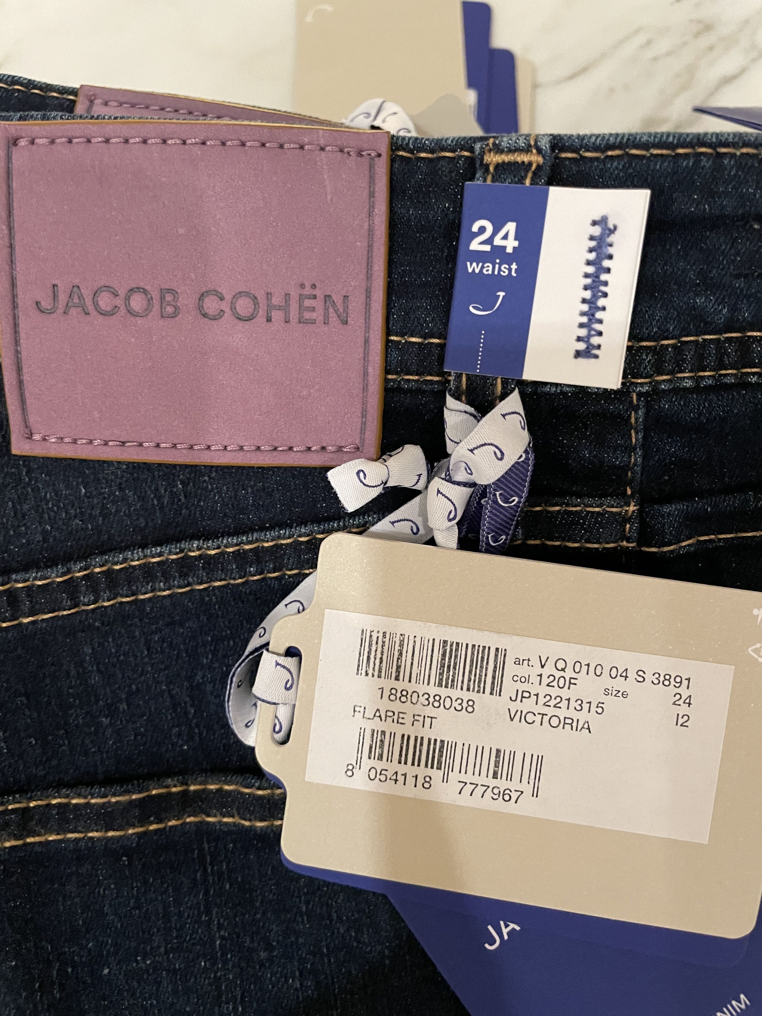 Jacob Cohen Blue Denim Victoria Jeans Size 26" / US 2 / IT 38 - 3 Thumbnail