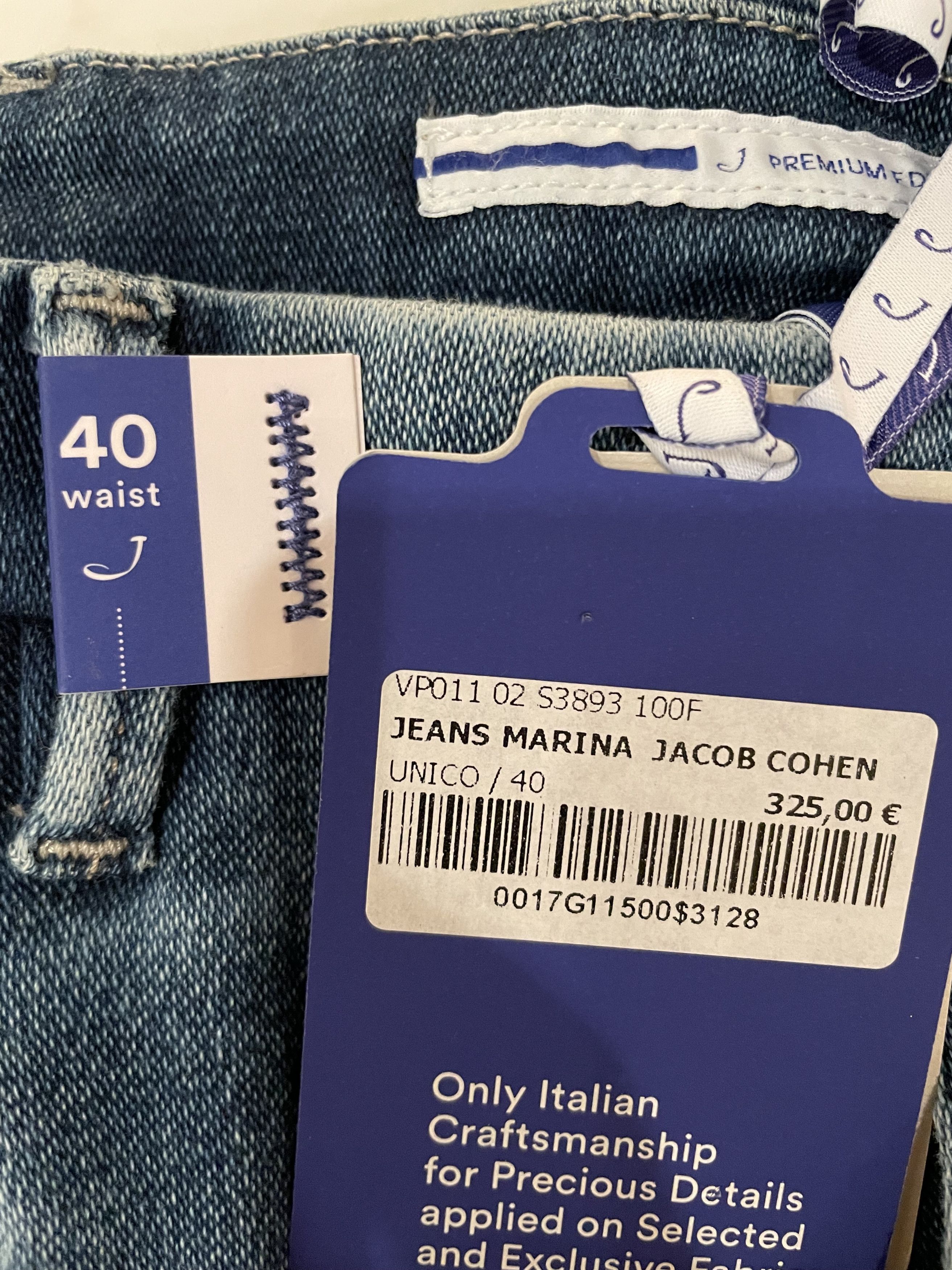 Jacob Cohen Blue Denim Skinny Marina Jeans Size 27" / US 4 / IT 40 - 4 Thumbnail