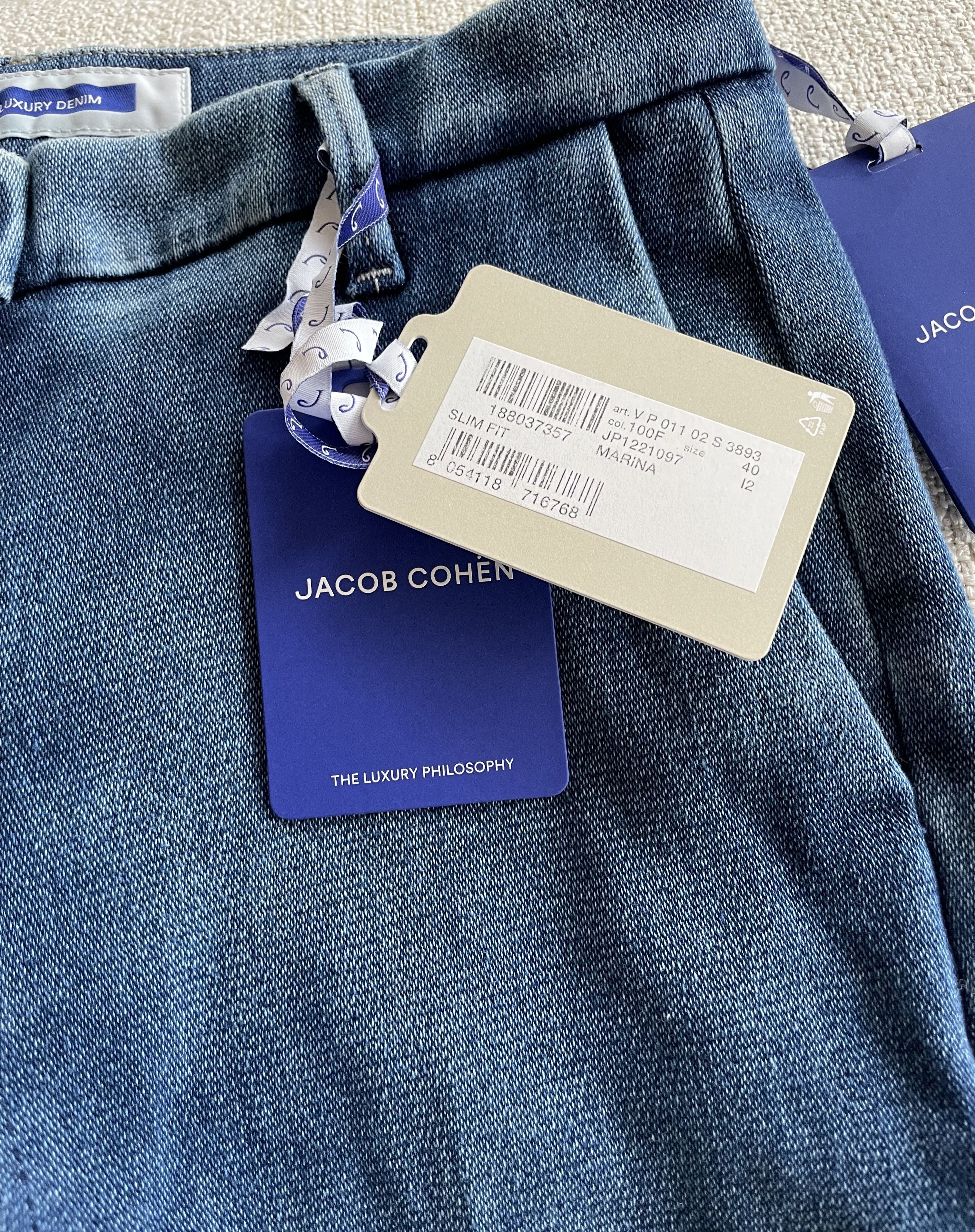 Jacob Cohen Blue Denim Marina Skinny Jeans Size 27" / US 4 / IT 40 - 4 Thumbnail