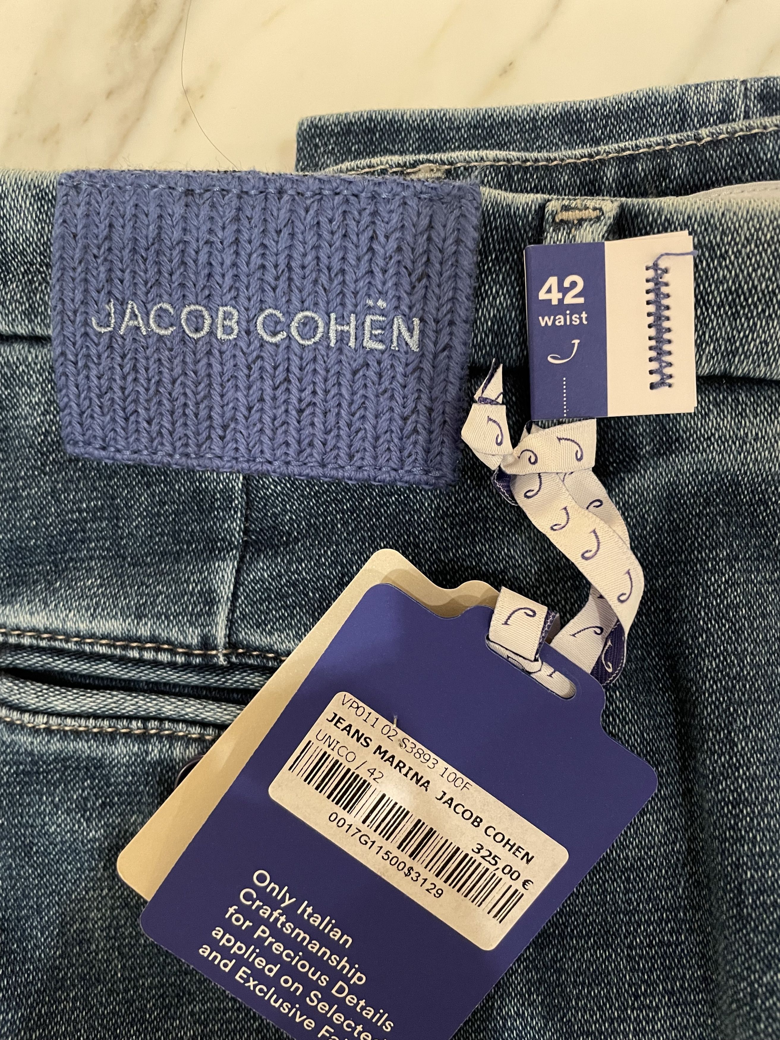 Jacob Cohen Blue Skinny Marina Jeans Size 28" / US 6 / IT 42 - 4 Thumbnail