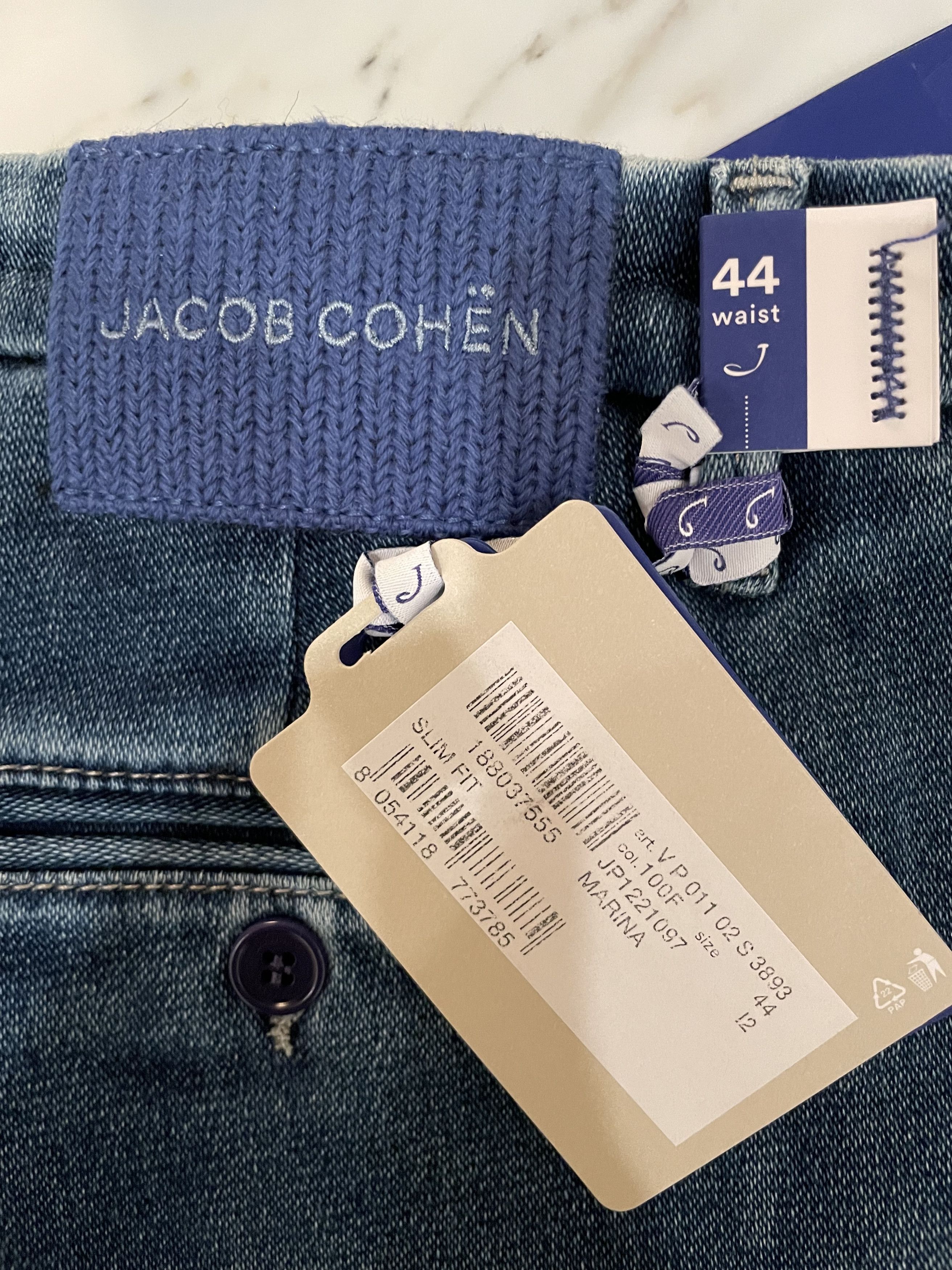 Jacob Cohen Blue Skinny Fit Marina Jeans Size 30" / US 8 / IT 44 - 4 Thumbnail