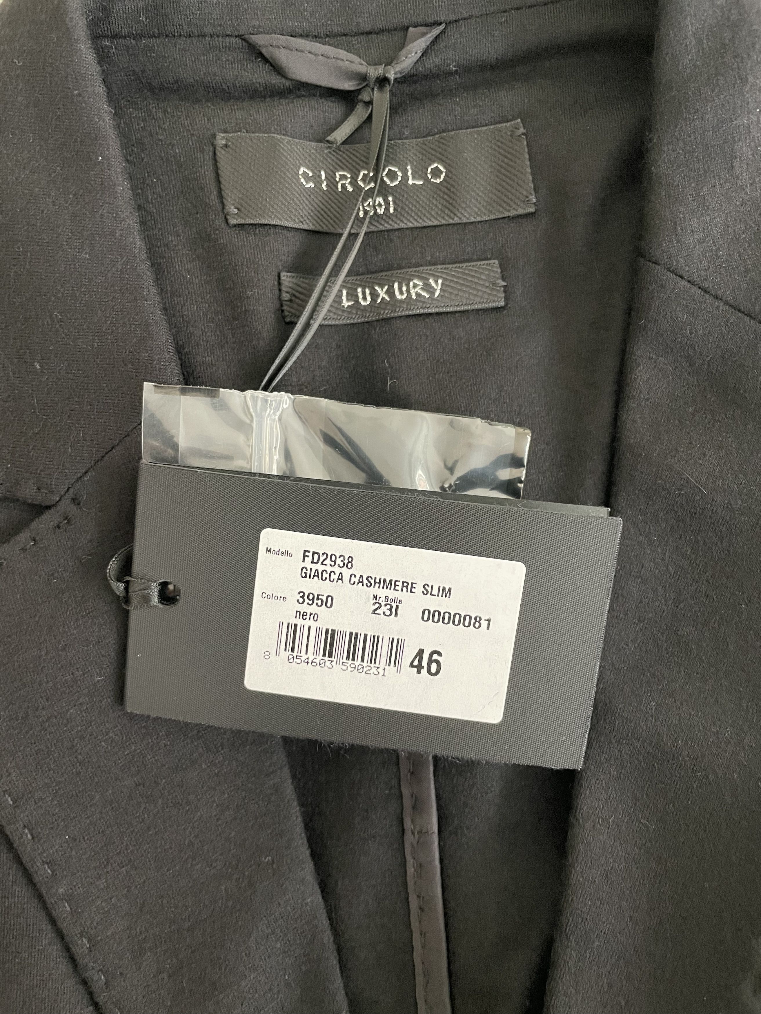 Circolo 1901 Navy Wool Gold Button Blazer Size L / US 10 / IT 46 - 5 Thumbnail