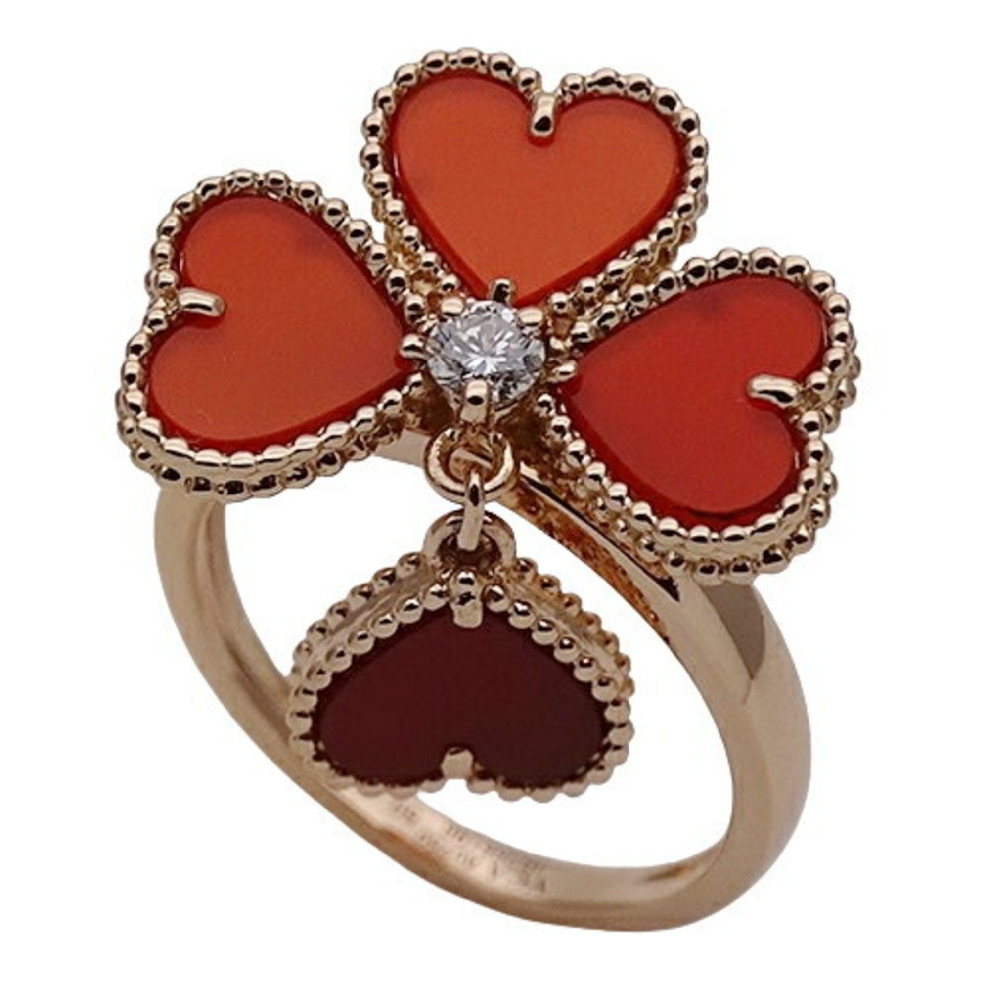 Van Cleef & Arpels Van Cleef & Arpels Alhambra coeur ring Size ONE SIZE - 6 Thumbnail