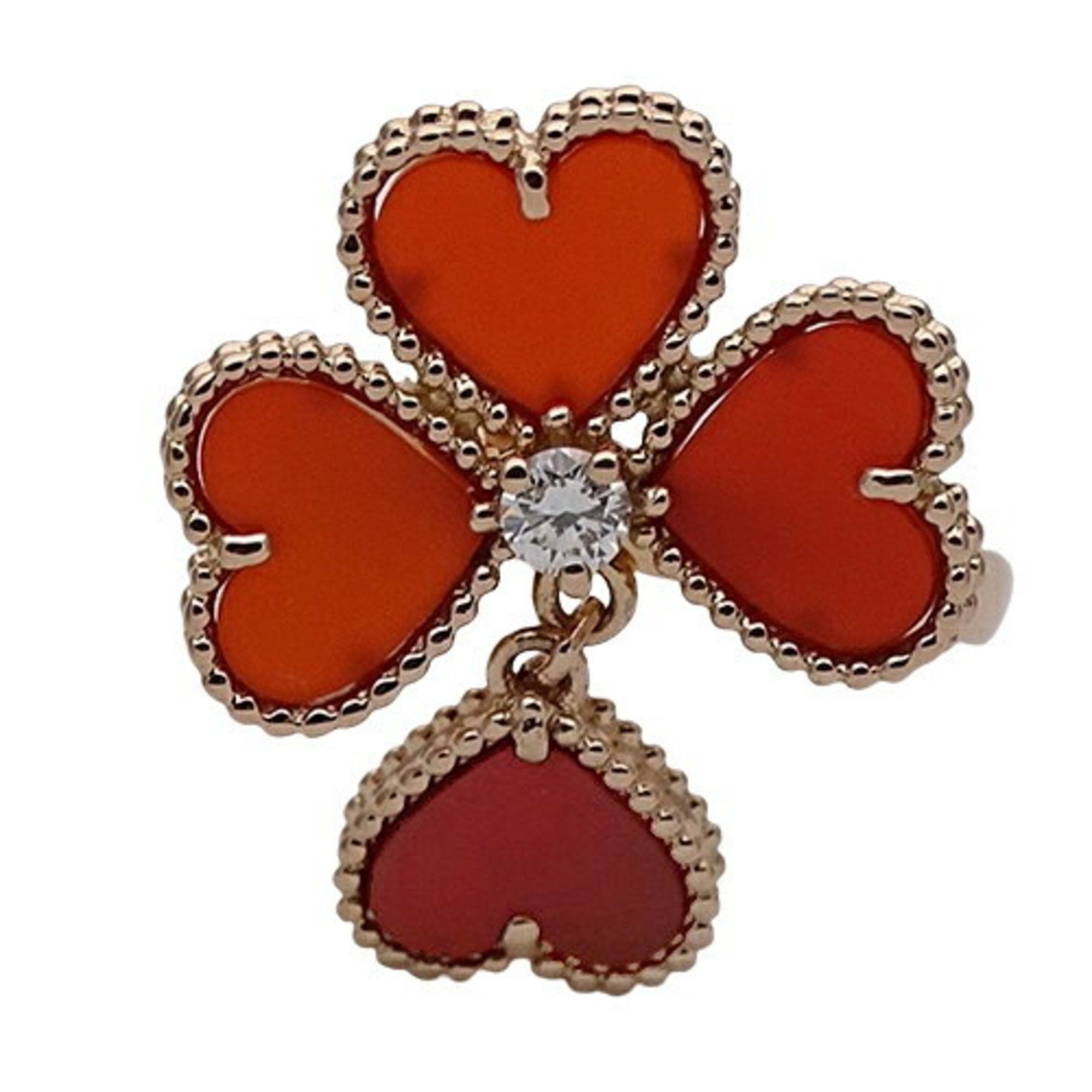 Van Cleef & Arpels Van Cleef & Arpels Alhambra coeur ring Size ONE SIZE - 2 Thumbnail
