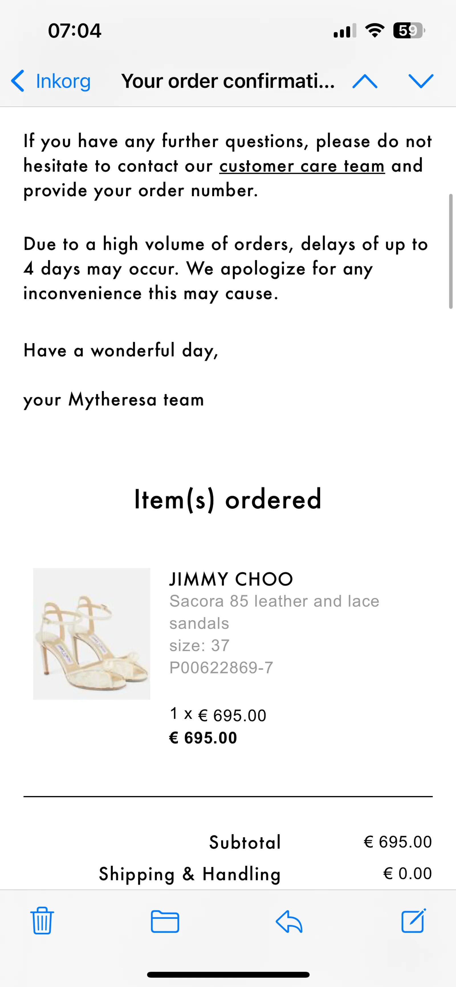 Jimmy Choo Jimmy Choo Sacora Heels Size US 7 / IT 37 - 4 Thumbnail