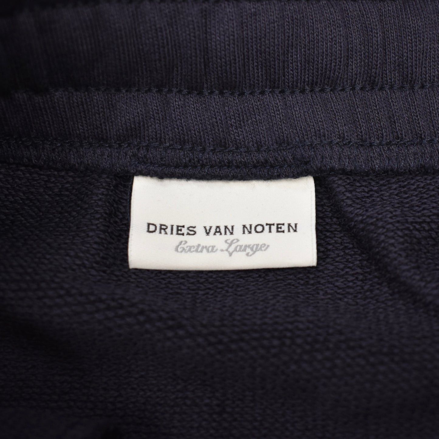 Dries Van Noten Dries Van Noten Navy French Terry Sweat Shorts Size US 36 / EU 52 - 3 Thumbnail