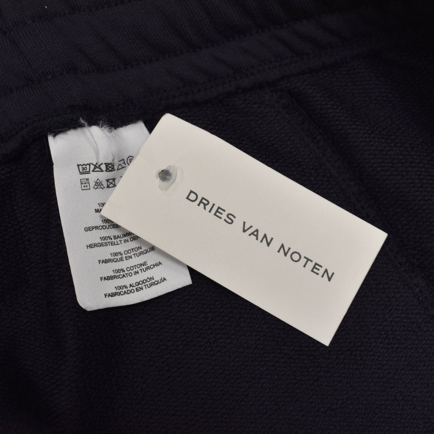 Dries Van Noten Dries Van Noten Navy French Terry Sweat Shorts Size US 36 / EU 52 - 4 Thumbnail