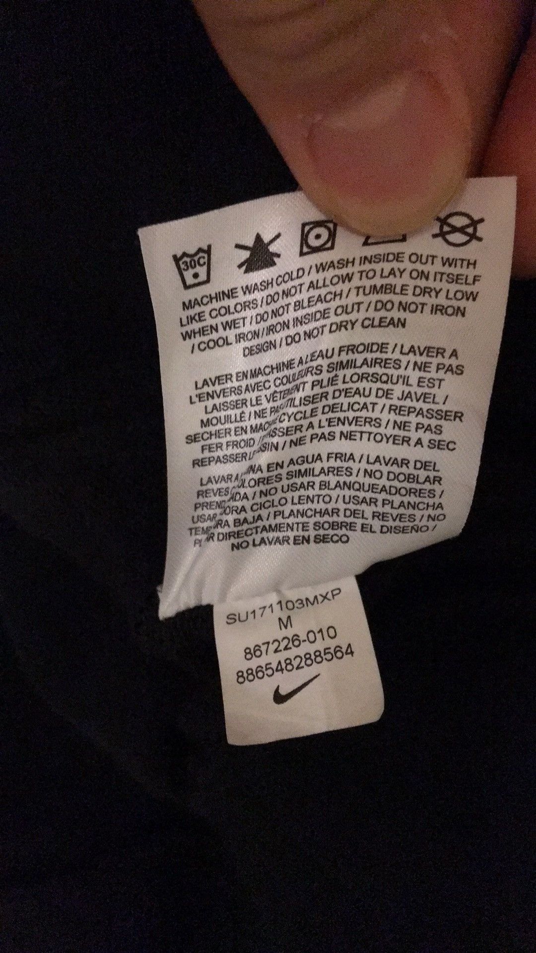 Nike NikeLab Hooded French Terry Sweatshirt Size US M / EU 48-50 / 2 - 3 Thumbnail