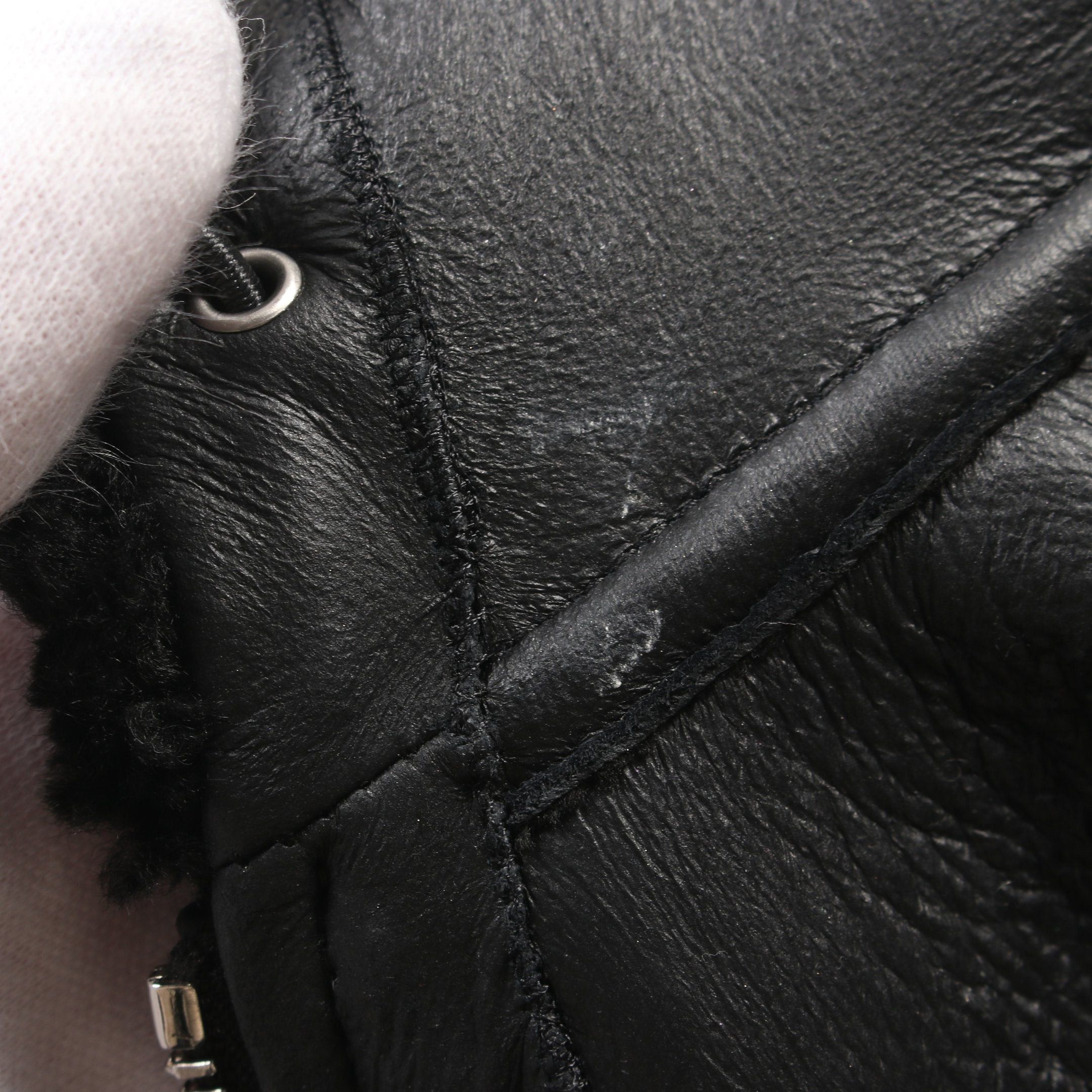 Prada Prada Nappa Shearling Vest Mouton Black Hooded Size ONE SIZE - 8 Thumbnail