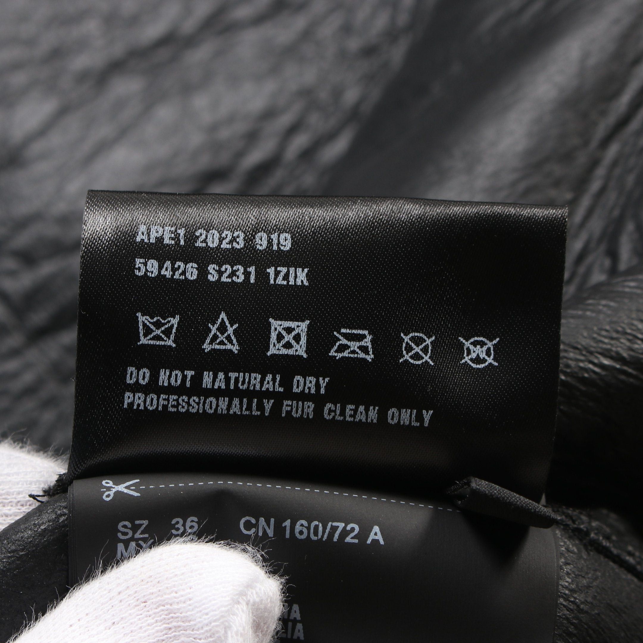 Prada Prada Nappa Shearling Vest Mouton Black Hooded Size ONE SIZE - 4 Thumbnail