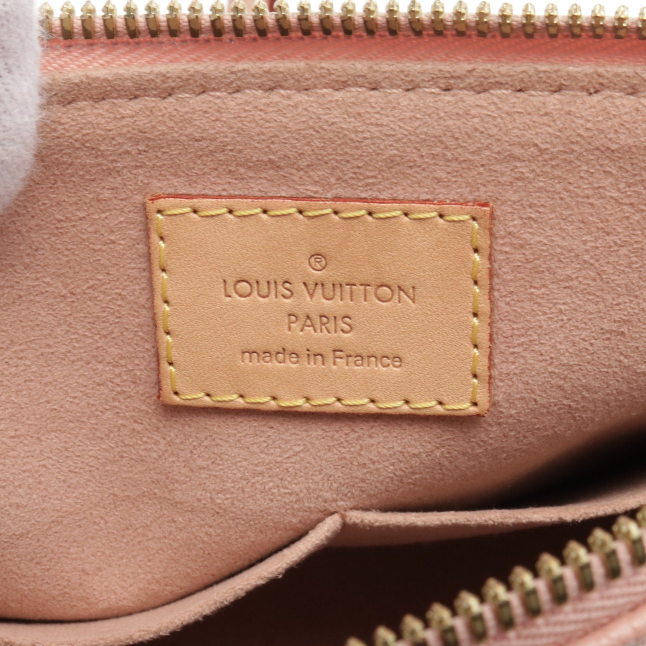 Louis Vuitton Louis Vuitton V Tote Bb Monogram Rose Poodle Handbag Bag Leather Brown Pink Size ONE SIZE - 4 Thumbnail