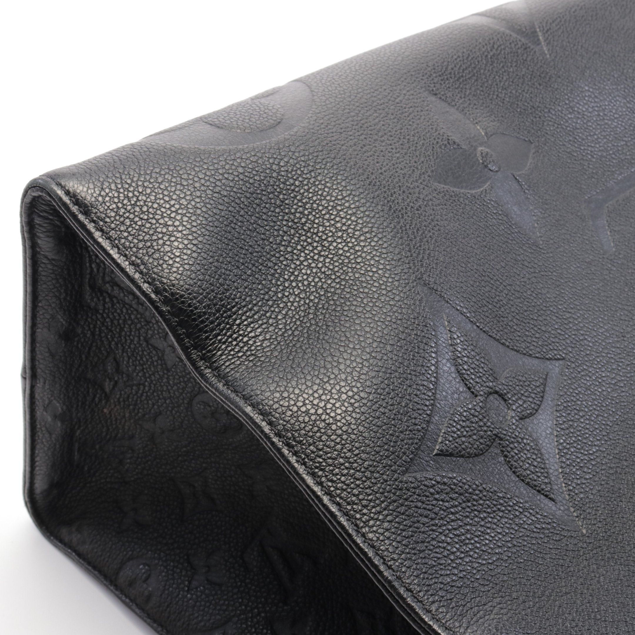 Louis Vuitton Louis Vuitton On-The-Go Gm Monogram Empreinte Noir Shoulder Bag Tote Leather Black Size ONE SIZE - 5 Thumbnail