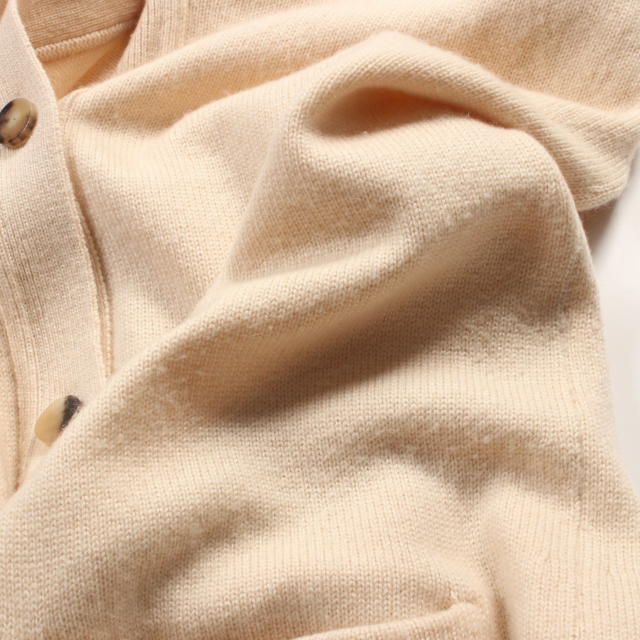 Hermes Hermes Cardigan Cashmere Light Beige Size ONE SIZE - 8 Thumbnail