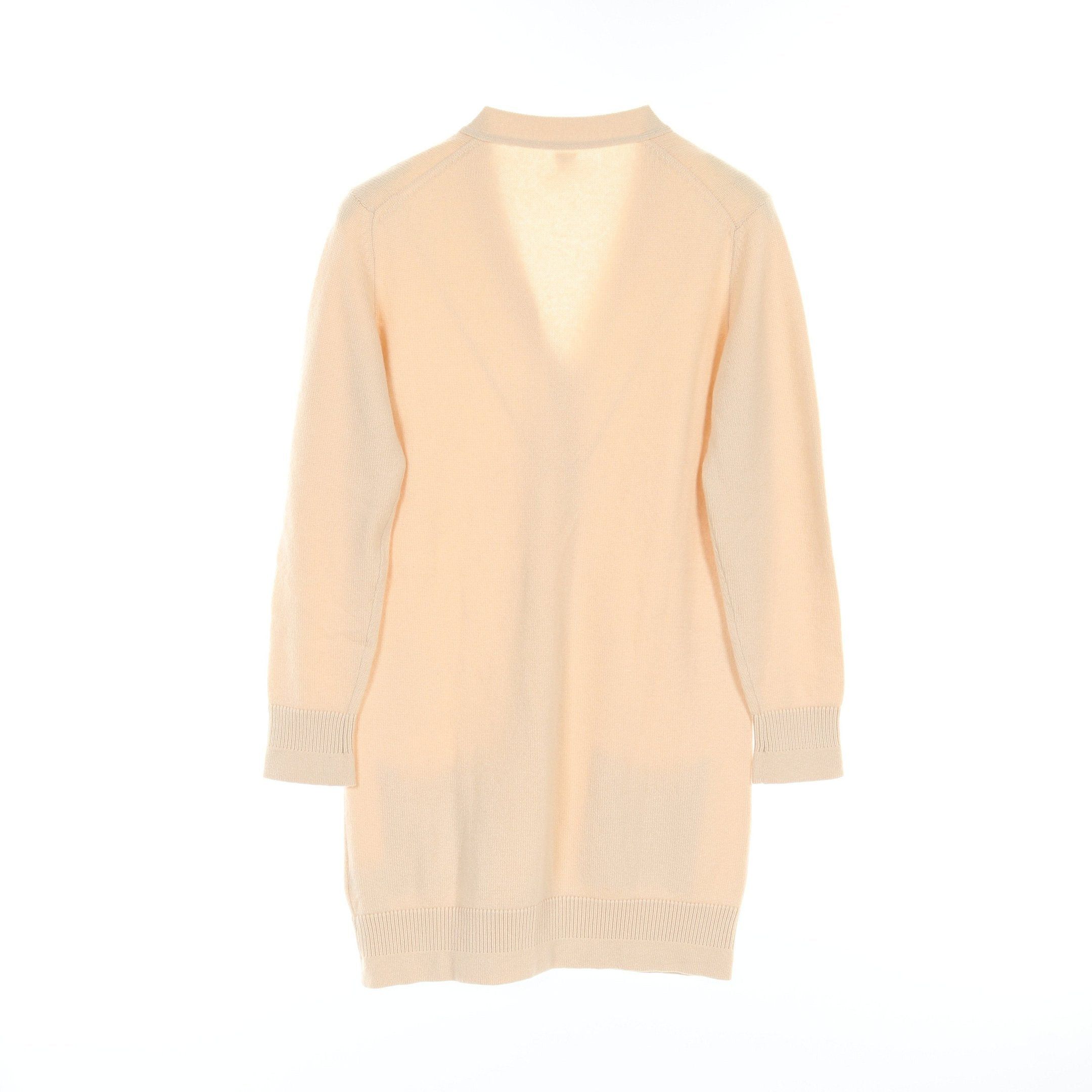 Hermes Hermes Cardigan Cashmere Light Beige Size ONE SIZE - 2 Thumbnail