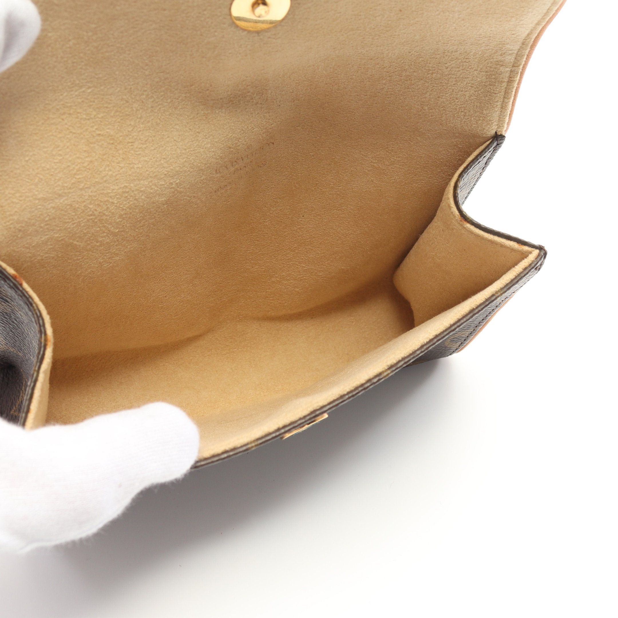 Louis Vuitton Louis Vuitton Pochette Florentine Monogram Body Bag Waist Leather Brown Size ONE SIZE - 3 Thumbnail