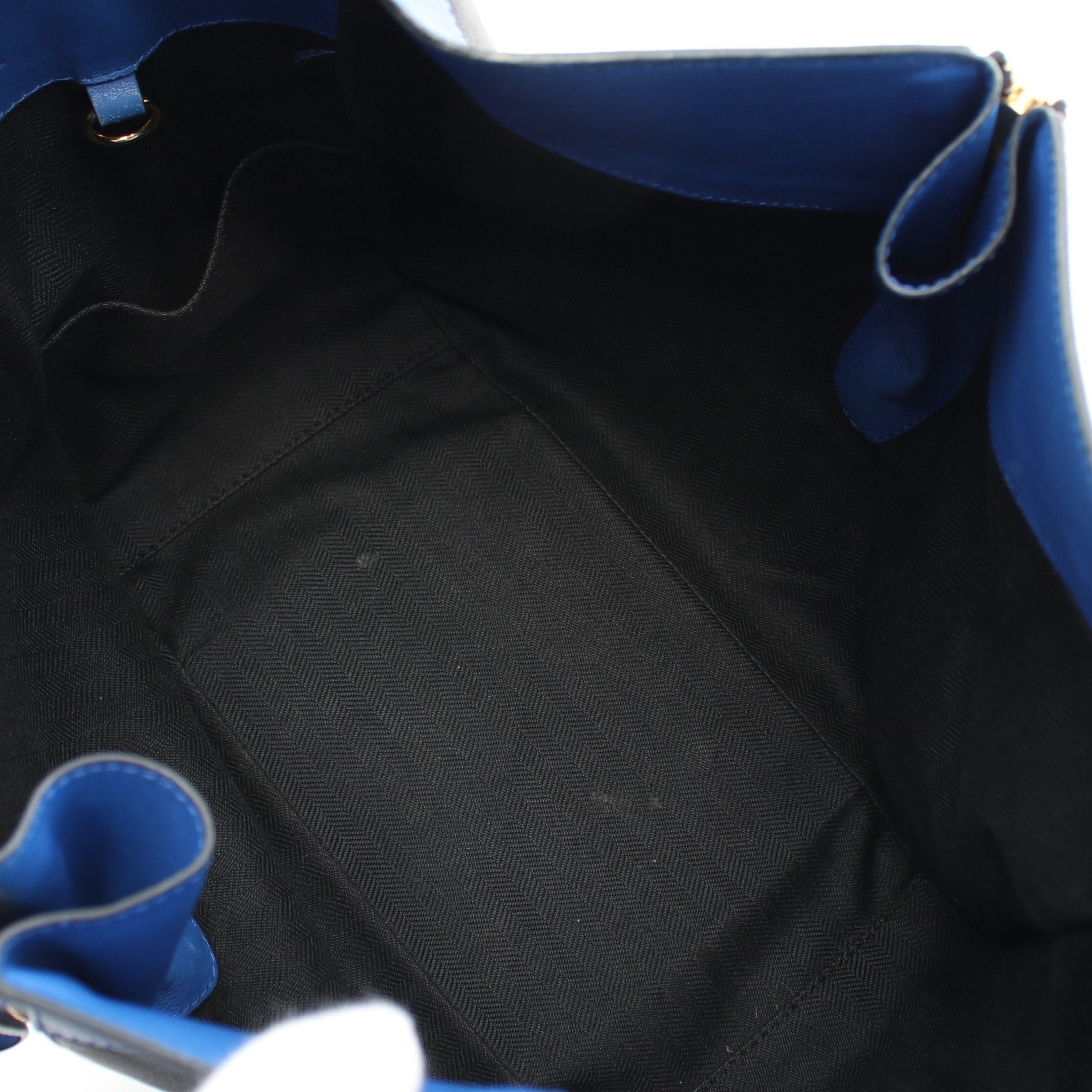 Loewe Loewe Hammock Small Handbag Leather Blue Black Size ONE SIZE - 3 Thumbnail