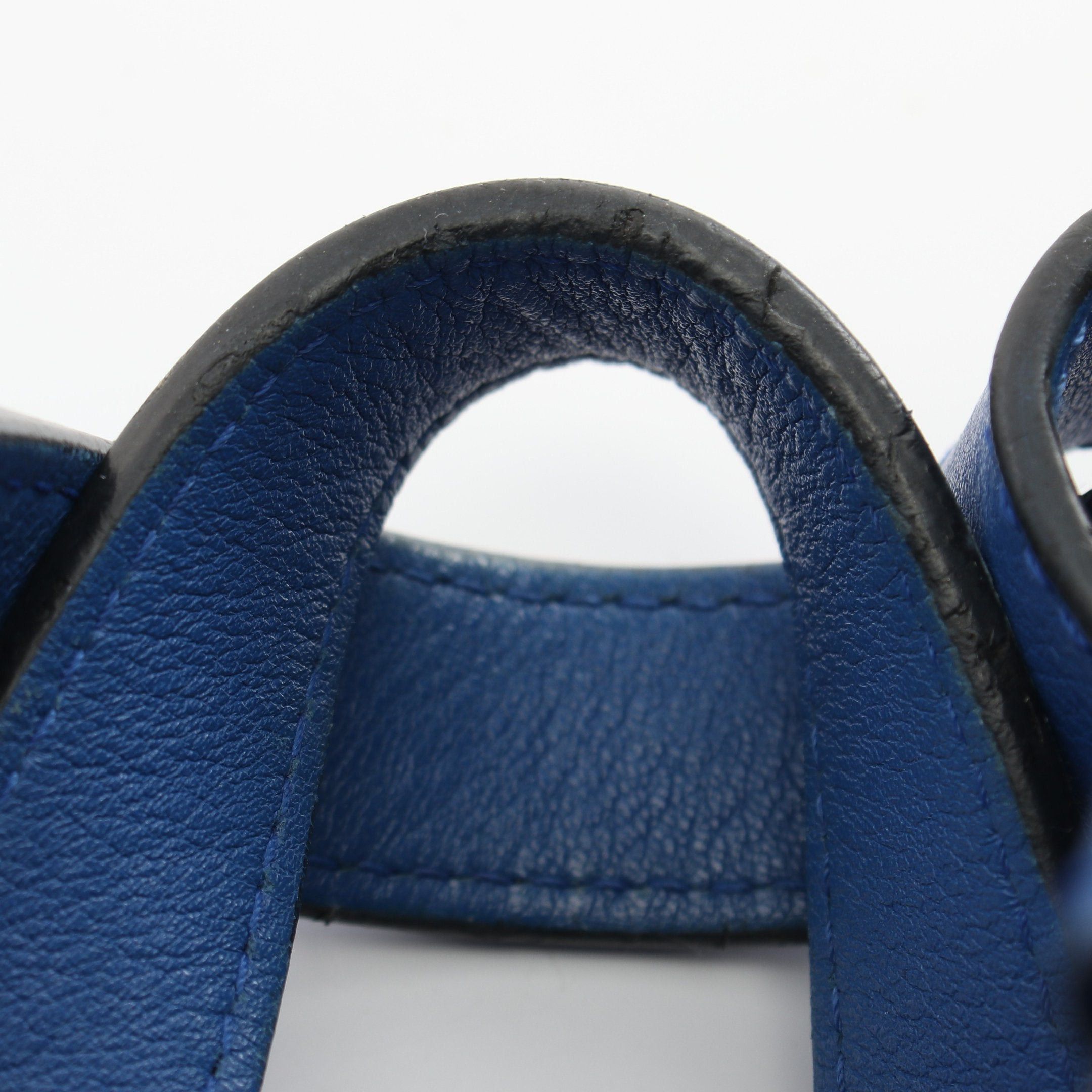 Loewe Loewe Hammock Small Handbag Leather Blue Black Size ONE SIZE - 6 Thumbnail