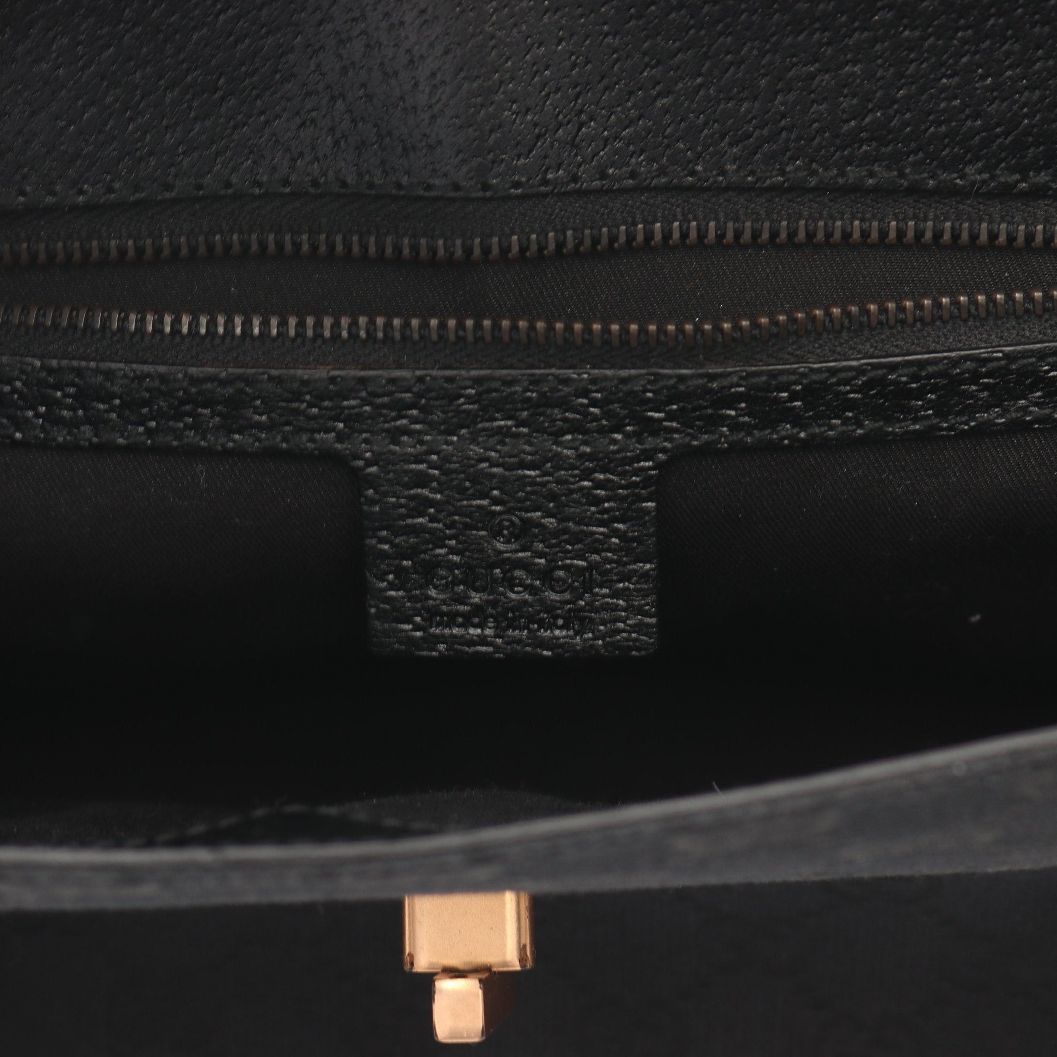 Gucci Gucci Gg Canvas Handbag Tote Bag Leather Black Size ONE SIZE - 4 Thumbnail