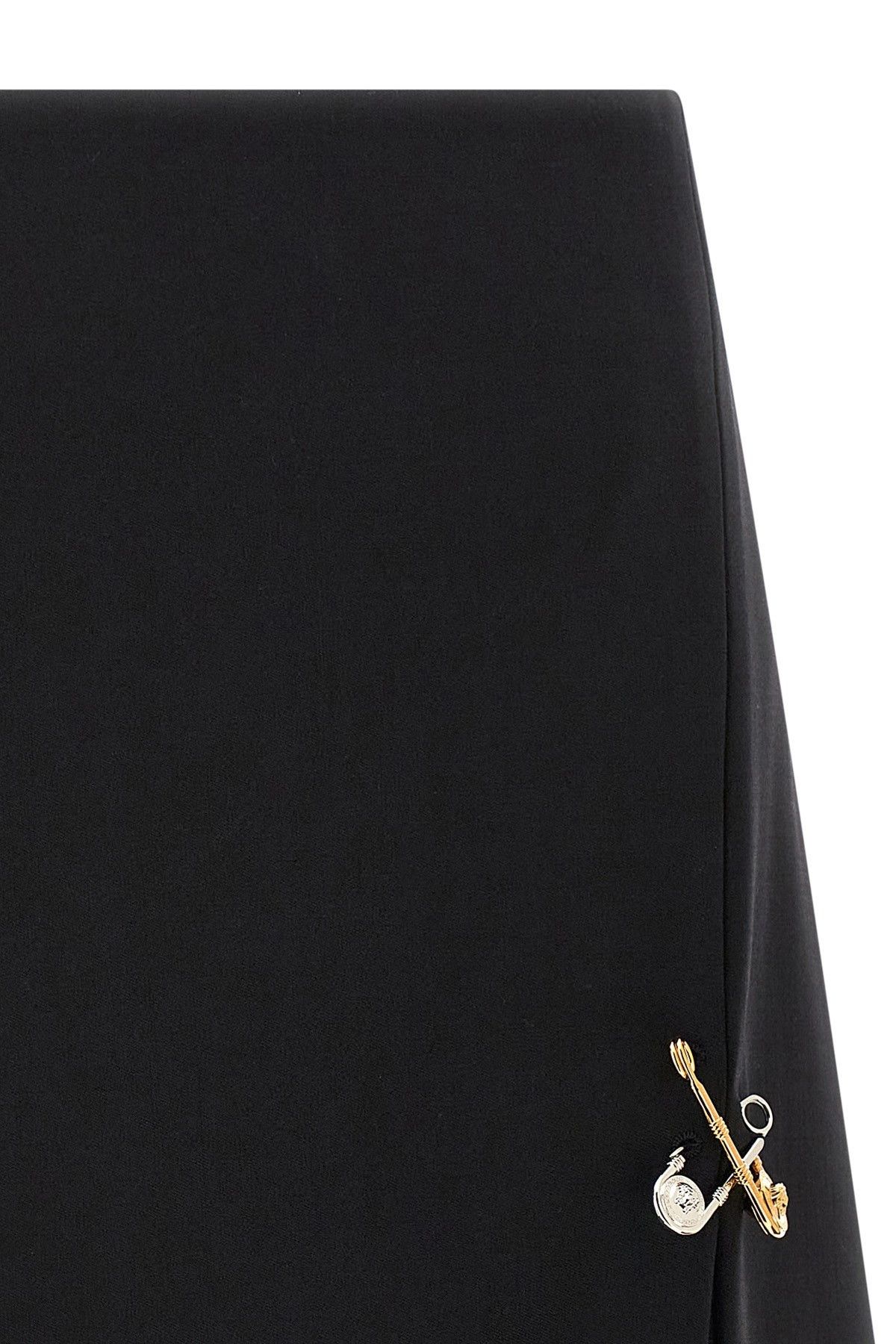 Versace 'Safety Pin' skirt Size 27" / US 4 / IT 40 - 3 Thumbnail