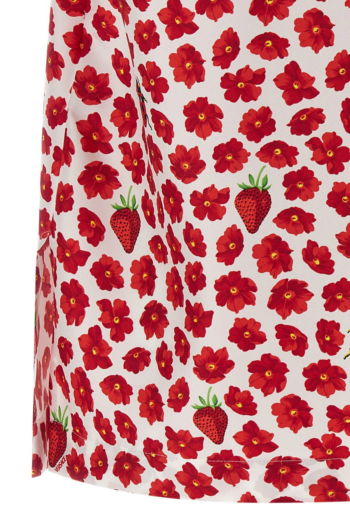 Versace 'Strawberry Garden' shirt Size XS / US 0-2 / IT 36-38 - 4 Thumbnail
