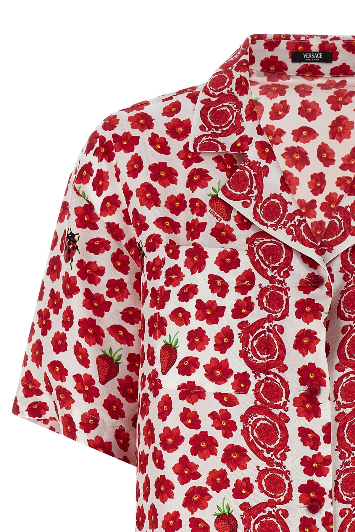 Versace 'Strawberry Garden' shirt Size XS / US 0-2 / IT 36-38 - 3 Thumbnail