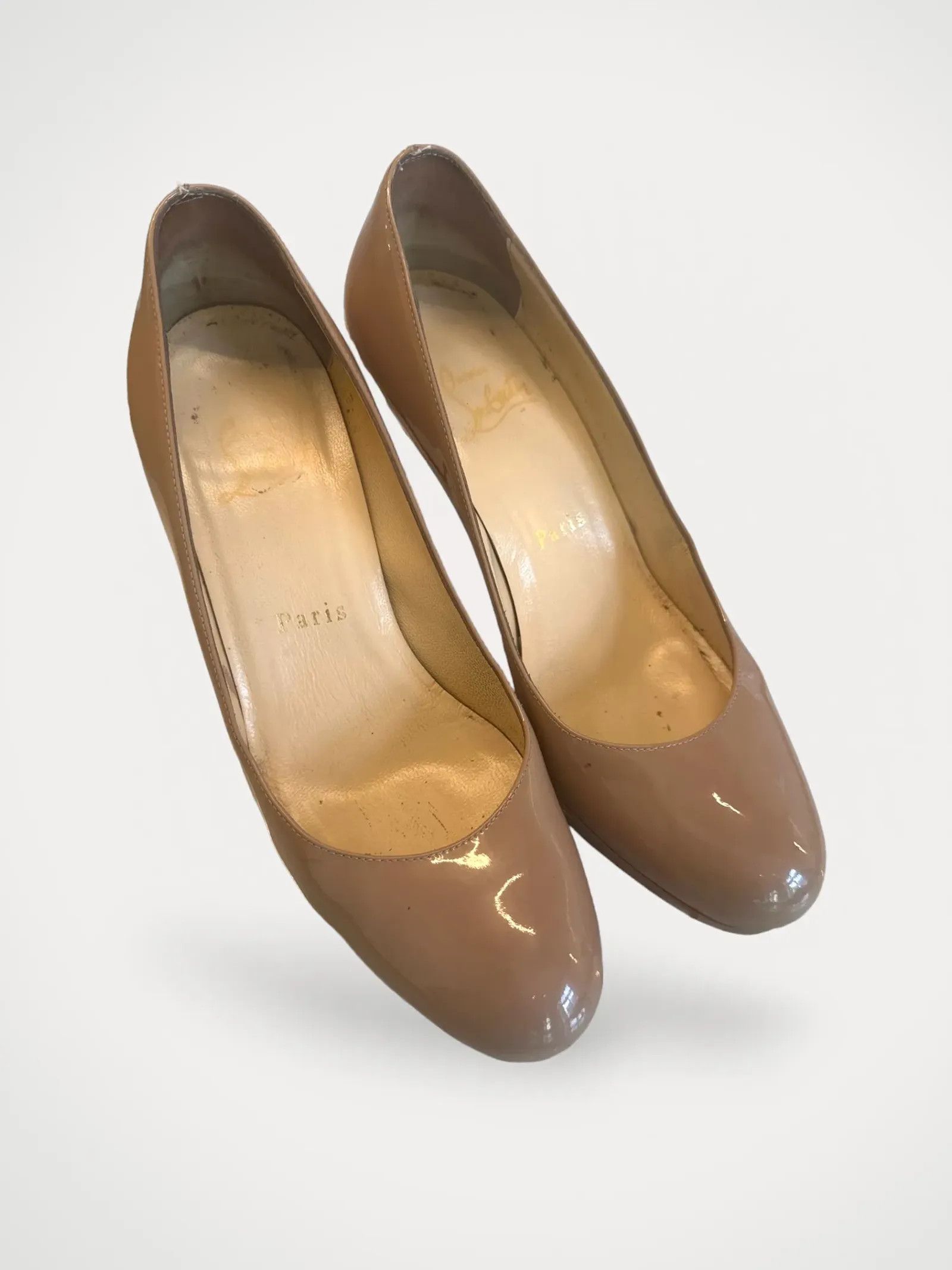 Christian Louboutin Christian Louboutin New Simple Pump 85 Patent Heels Size US 6.5 / IT 36.5 - 2 Thumbnail
