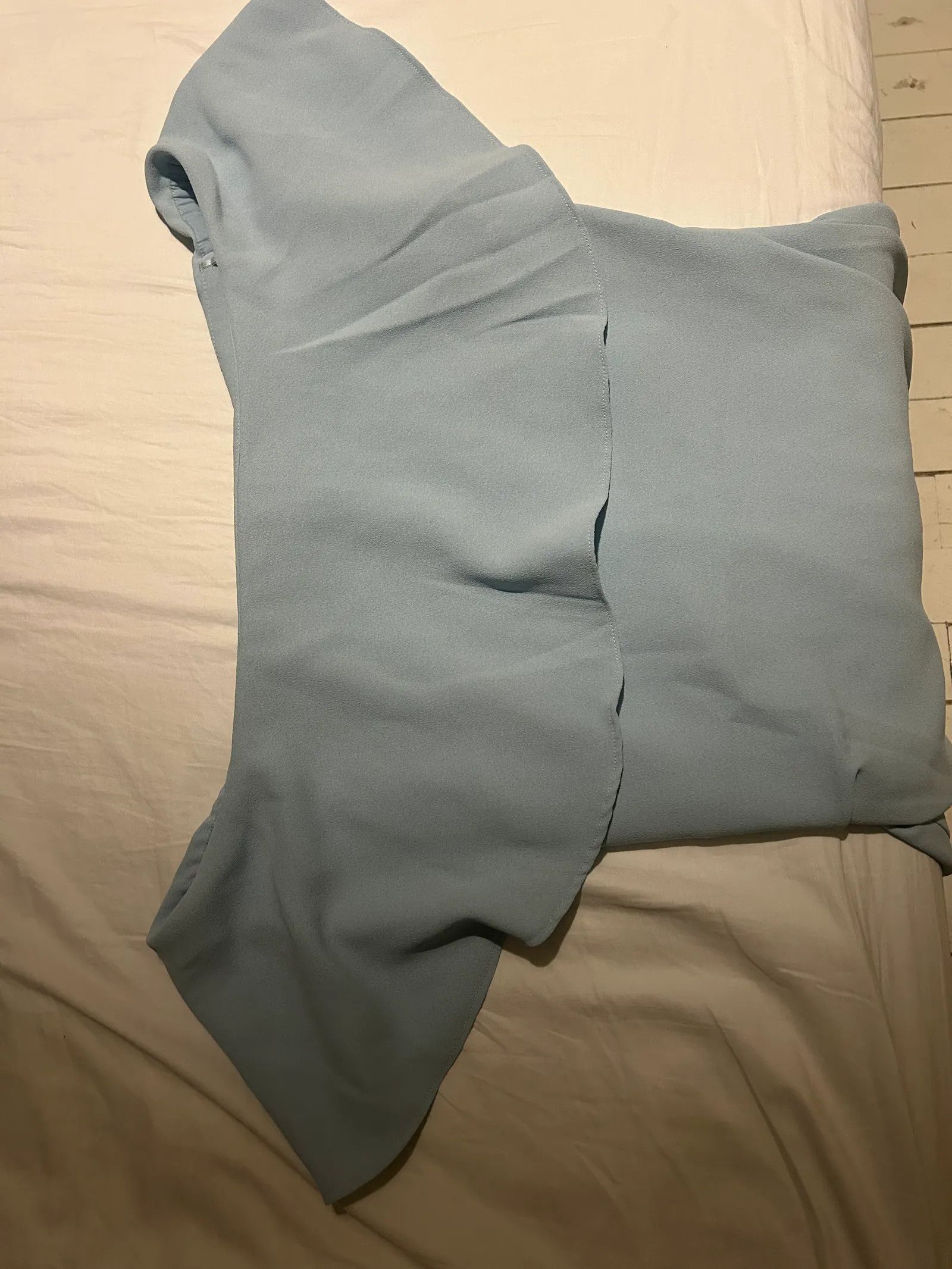 Reiss Reiss Reiss Balm light pastel blue Bardot off shoulder Dress Size M / US 6-8 / IT 42-44 - 5 Thumbnail