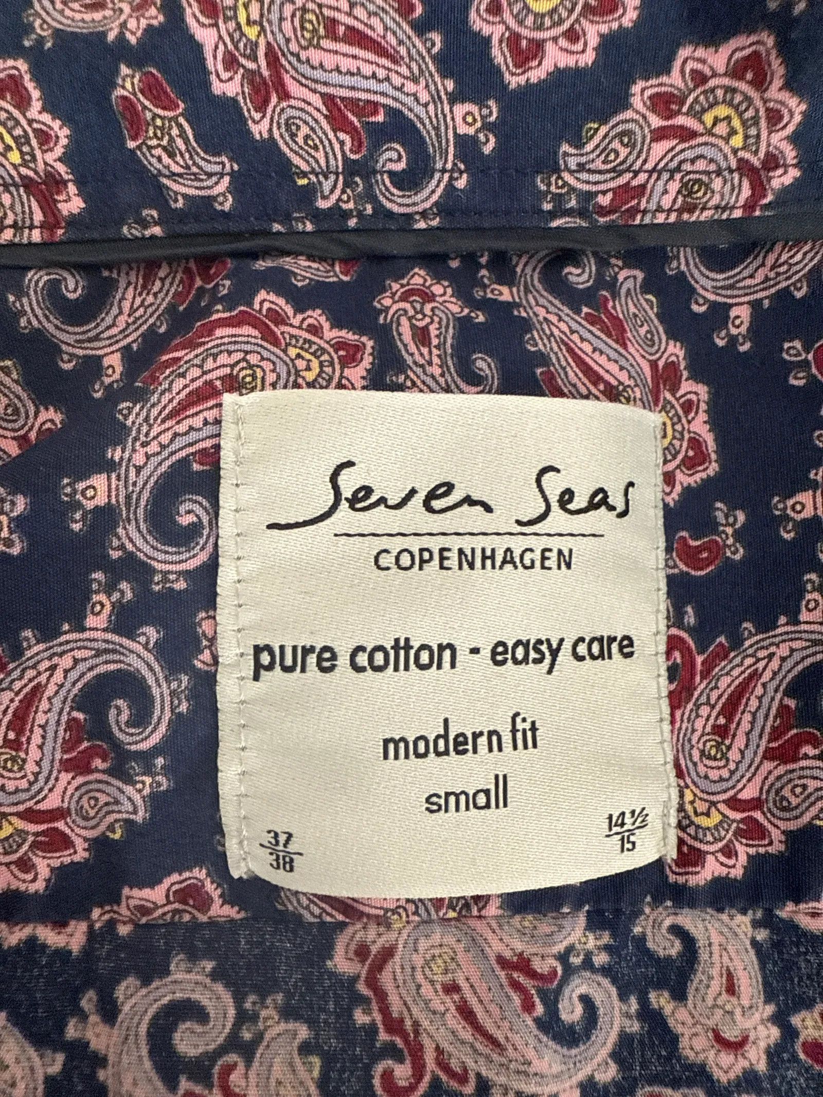 Sever Sever Seas Copenhagen pure cotton - easy care Shirt Size US S / EU 44-46 / 1 - 2 Thumbnail