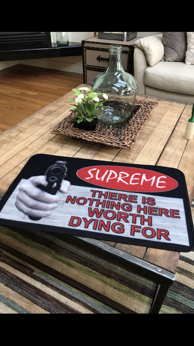 Cartello Metallico Umoristico 20x30 Cm – Nothing Here Worth Dying For – Arredo Da Parete In Alluminio Per Interni/Esterni