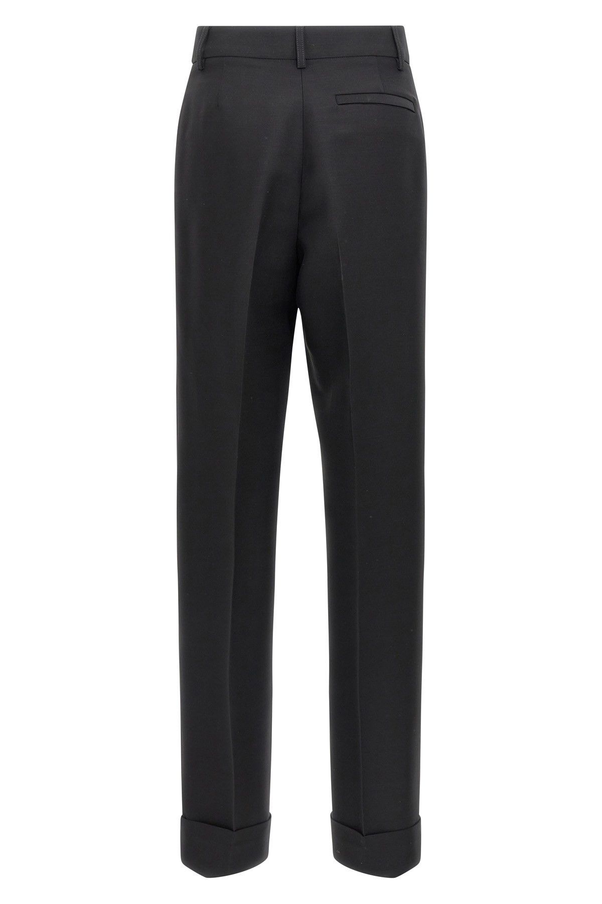 Salvatore Ferragamo Stretched pleated trousers Size 30" / US 8 / IT 44 - 2 Thumbnail